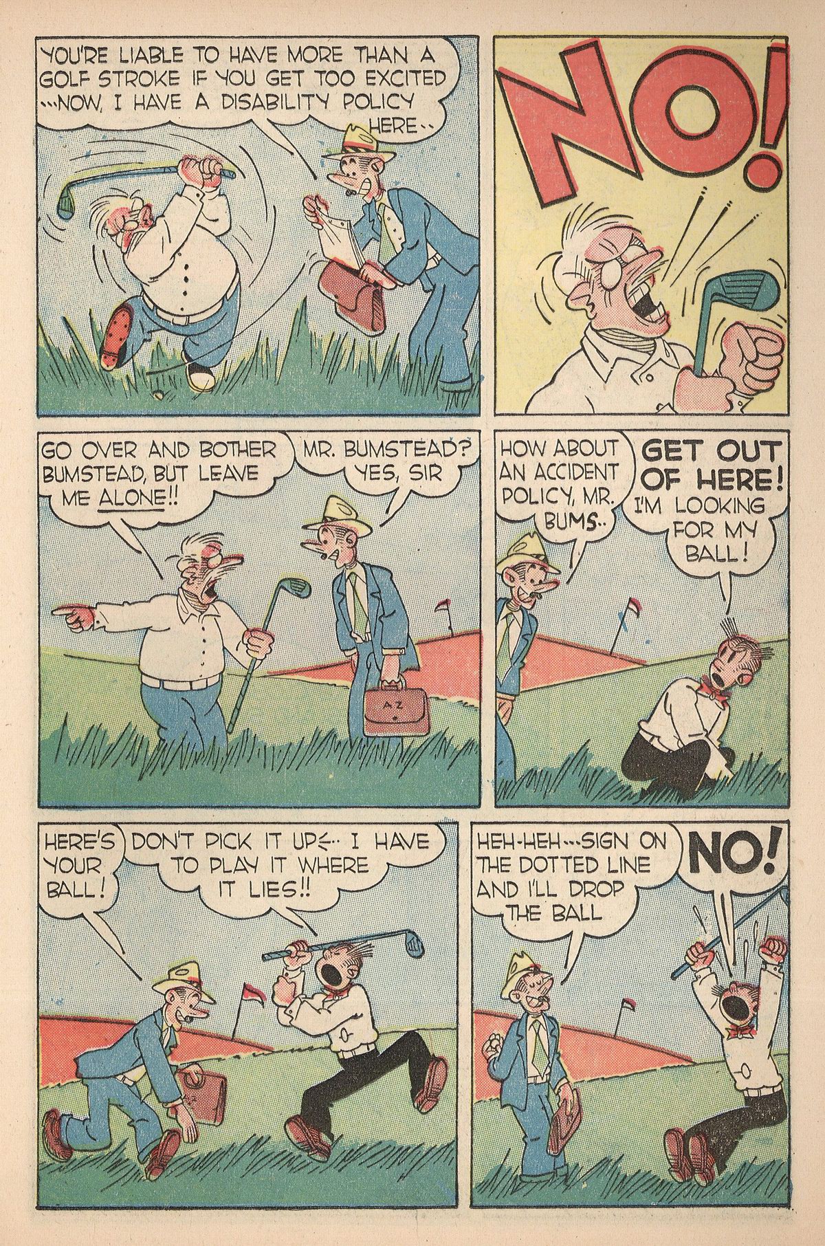 Read online Blondie Comics (1947) comic -  Issue #7 - 15