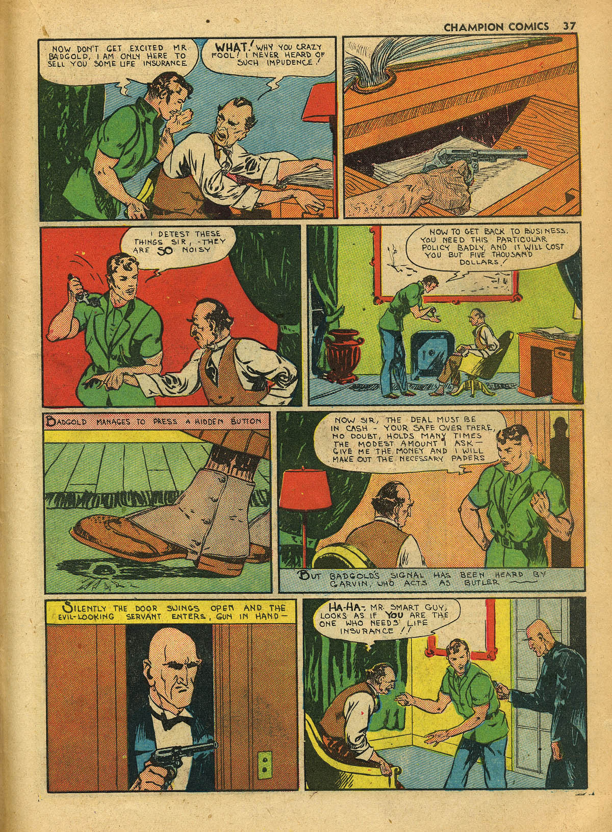 Read online Champion Comics comic -  Issue #7 - 38