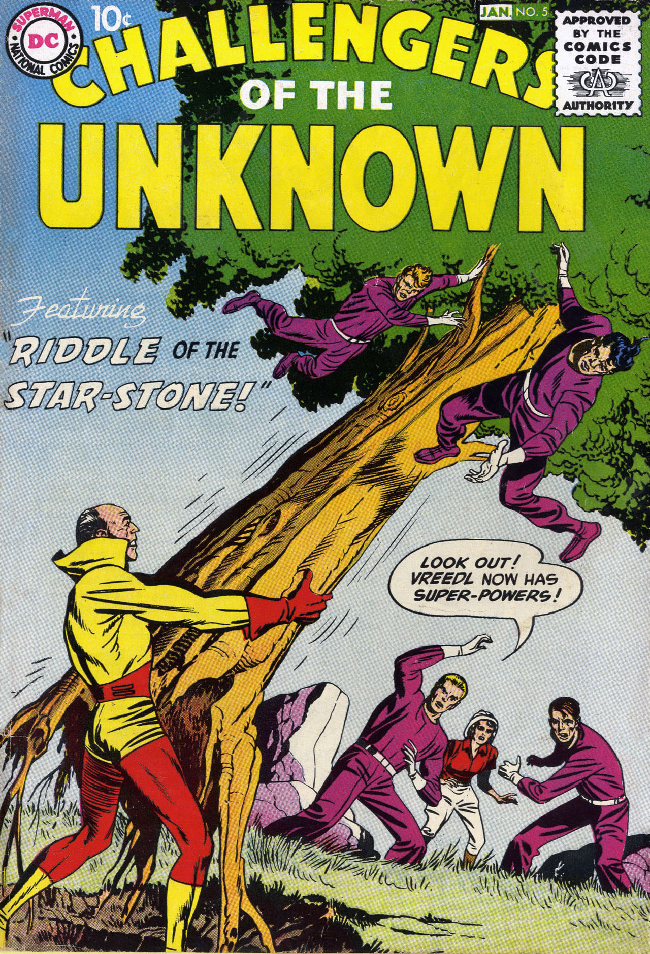 Read online Challengers of the Unknown (1958) comic -  Issue #5 - 1