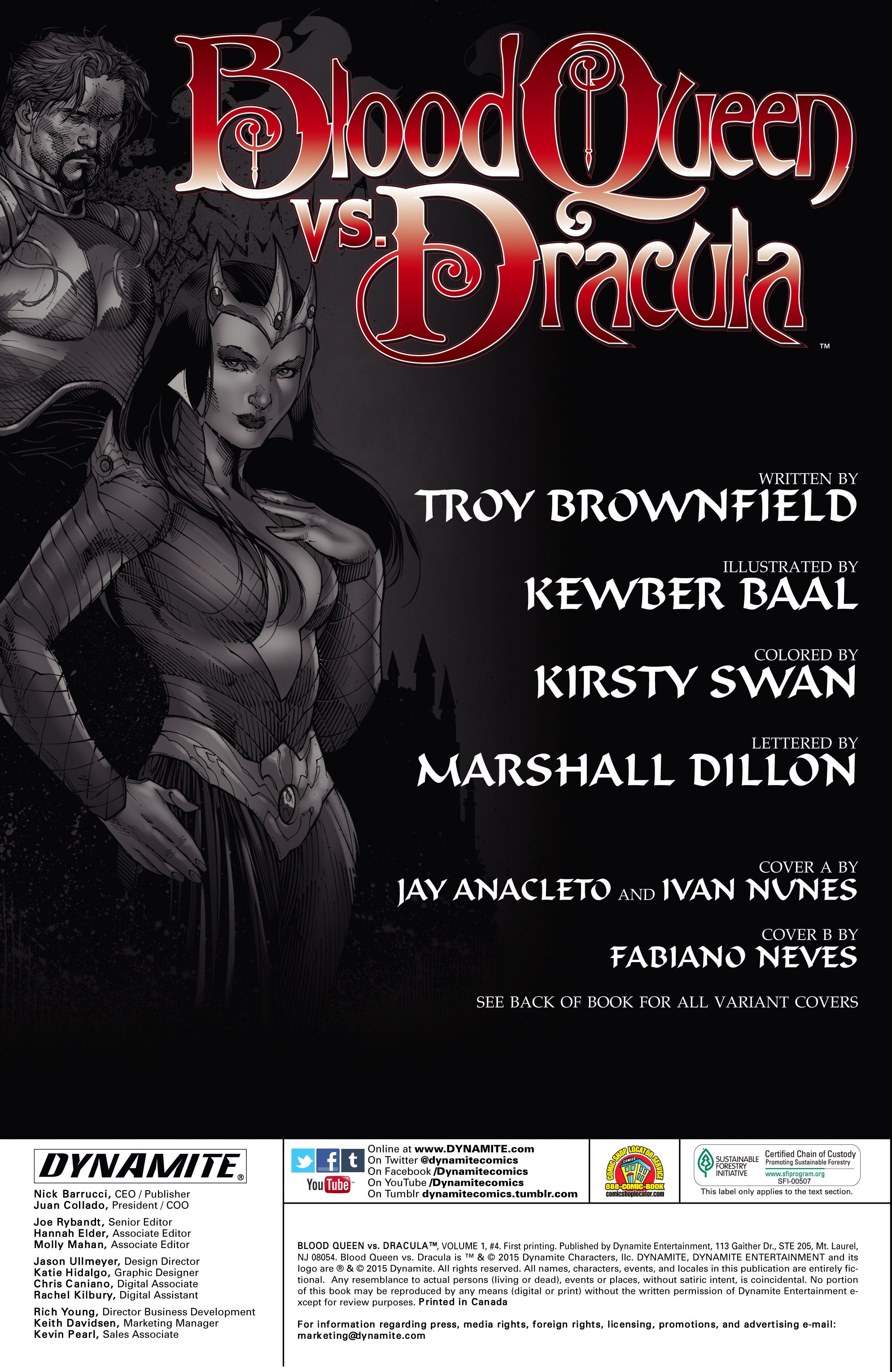 Read online Blood Queen Vs. Dracula comic -  Issue #4 - 3