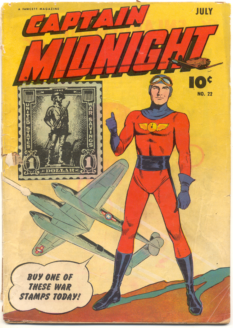 Read online Captain Midnight (1942) comic -  Issue #22 - 1