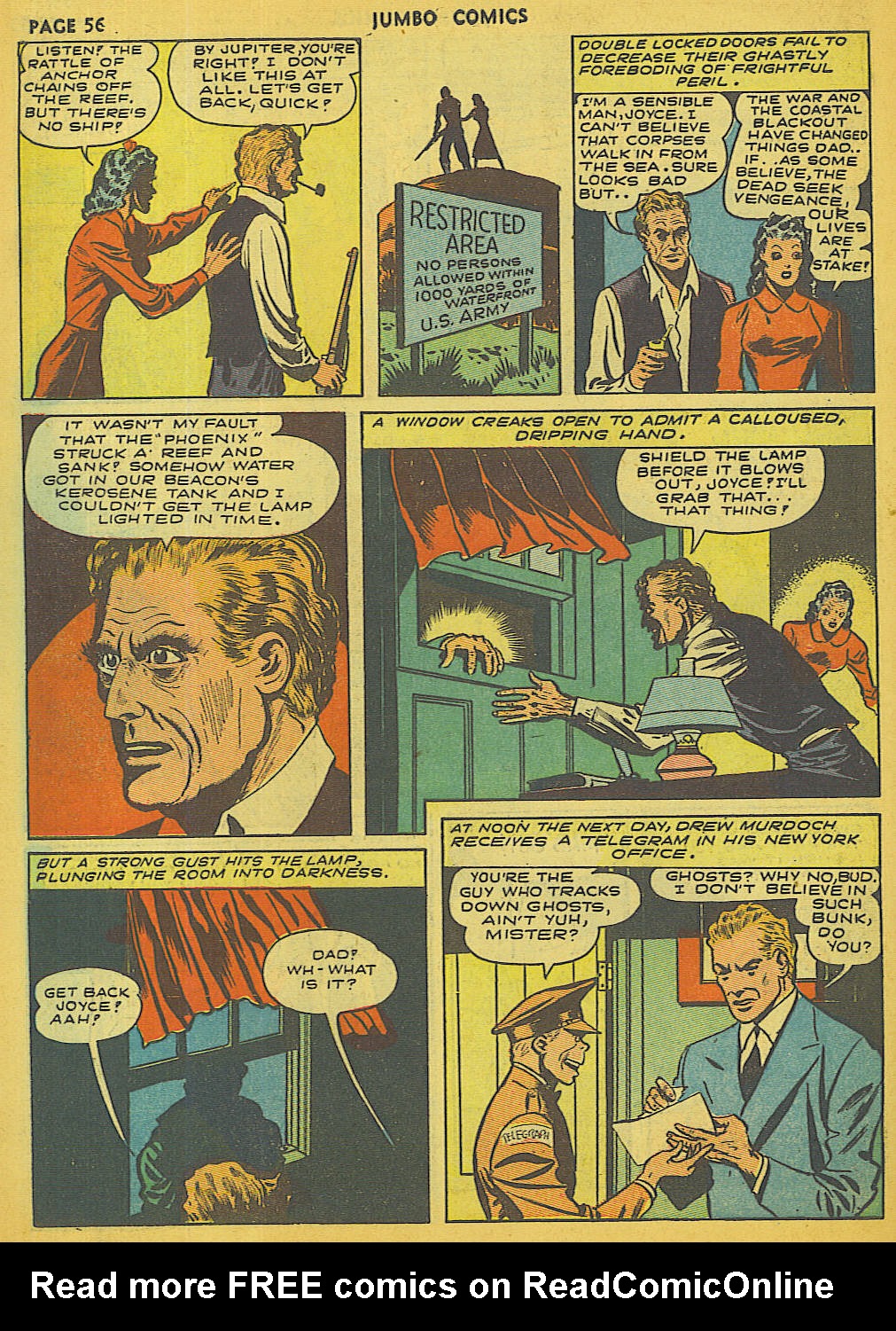 Read online Jumbo Comics comic -  Issue #49 - 58