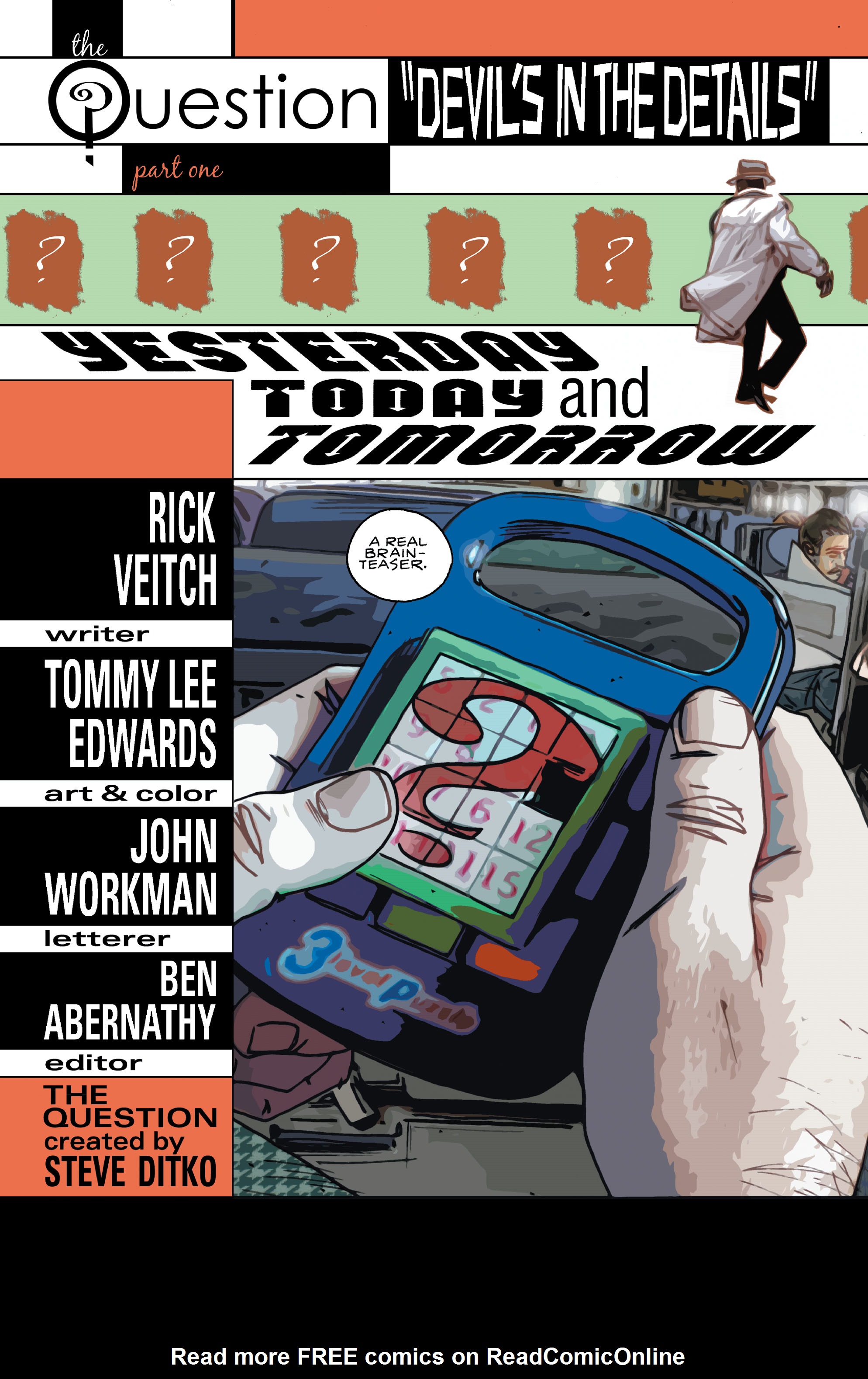 Read online The Question (2005) comic -  Issue #1 - 5