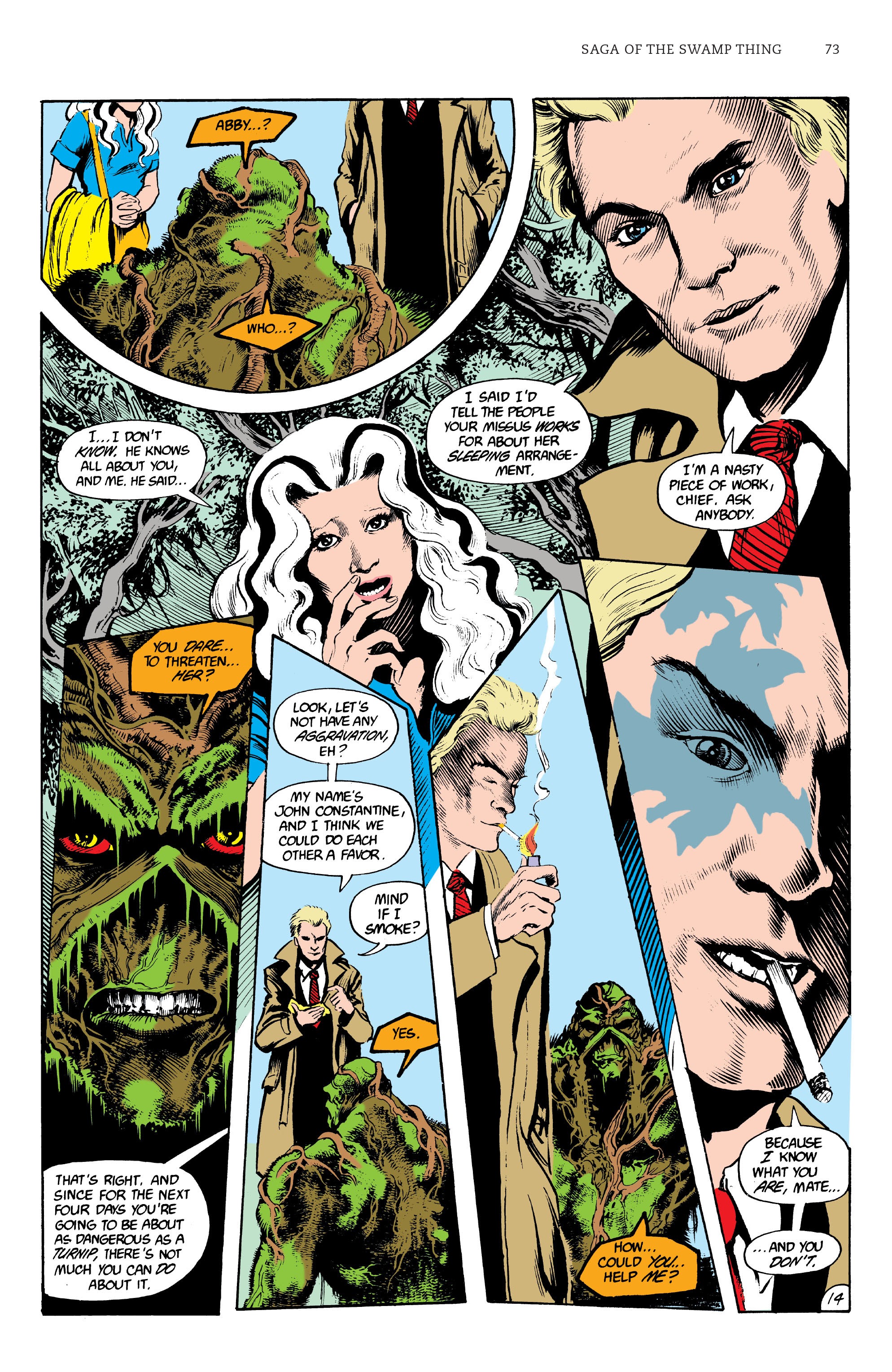 Read online Saga of the Swamp Thing comic -  Issue # TPB 3 (Part 1) - 73