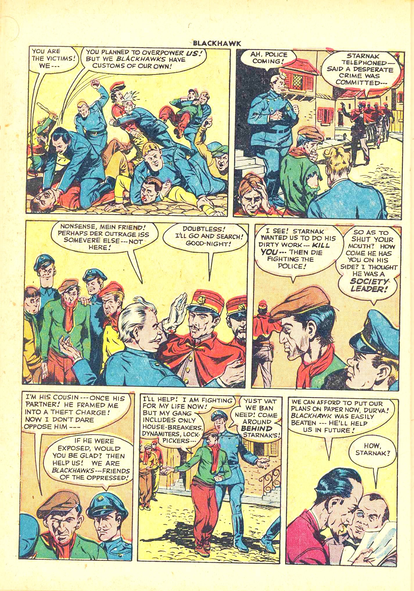 Read online Blackhawk (1957) comic -  Issue #11 - 10