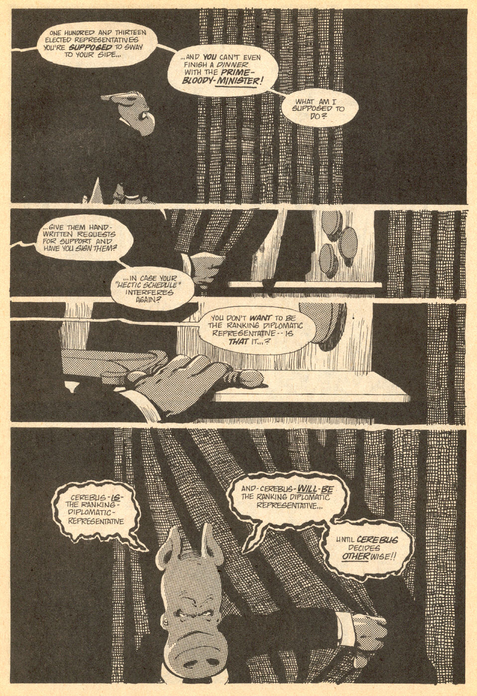 Read online Cerebus comic -  Issue #37 - 6