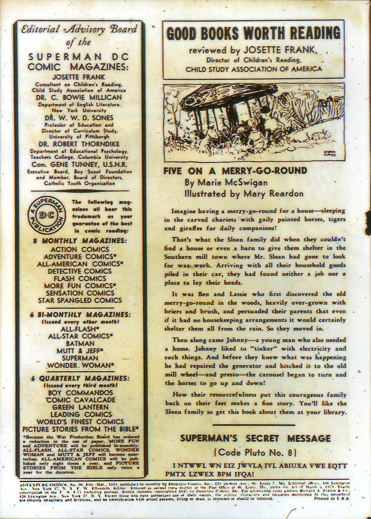 Read online Adventure Comics (1938) comic -  Issue #90 - 2