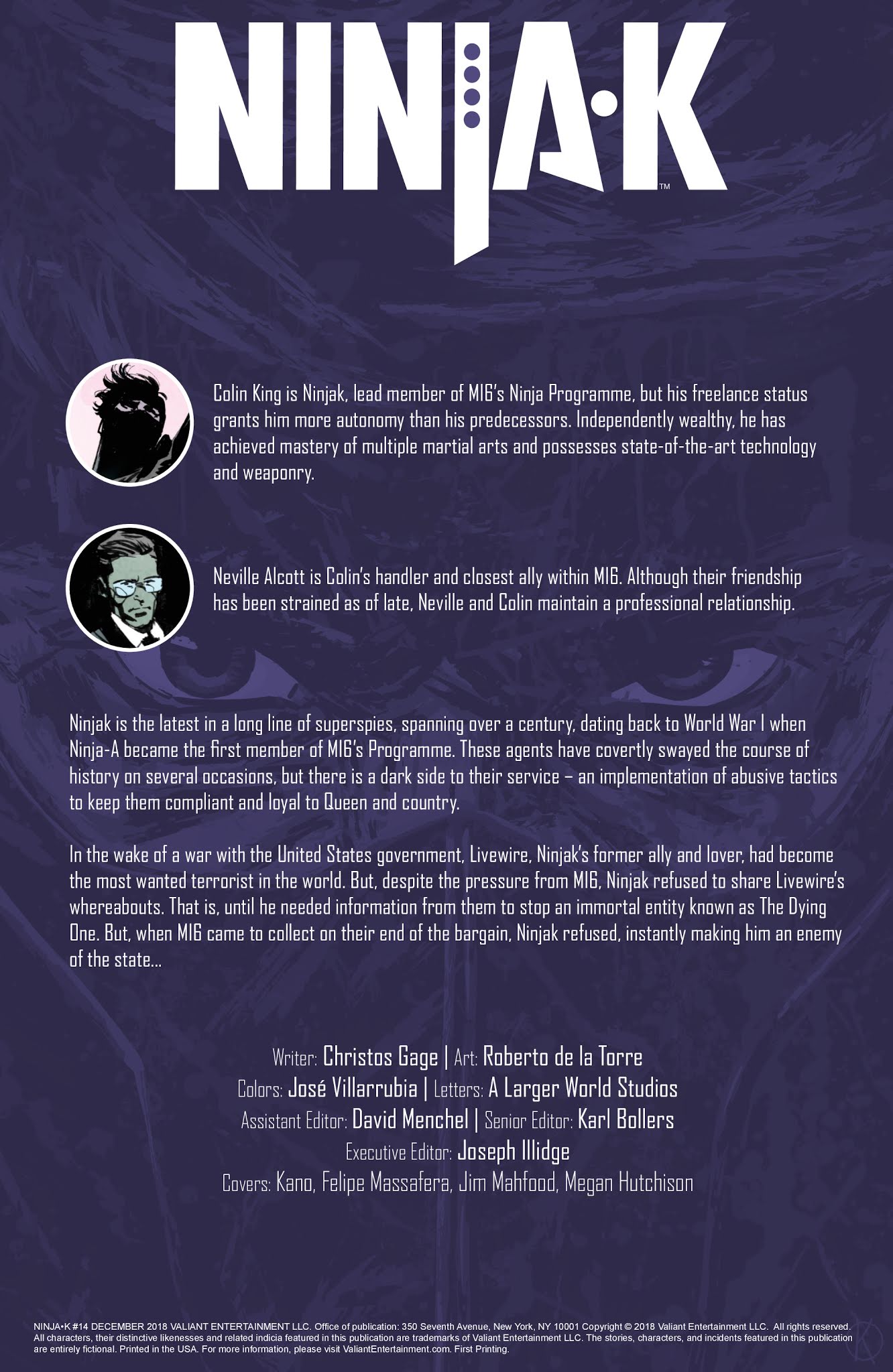 Read online Ninja-K comic -  Issue #14 - 2