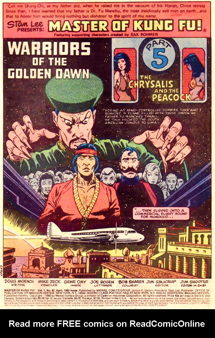 Master of Kung Fu (1974) Issue #87 #72 - English 2