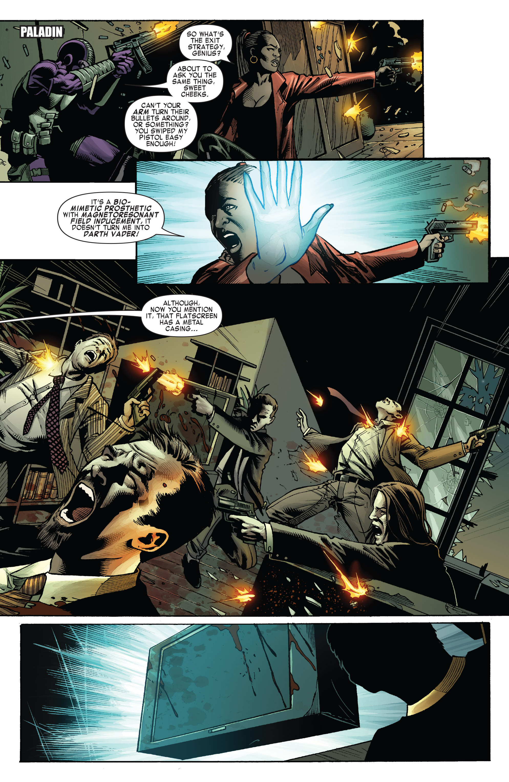 Read online Shadowland: Blood on the Streets comic -  Issue #3 - 5