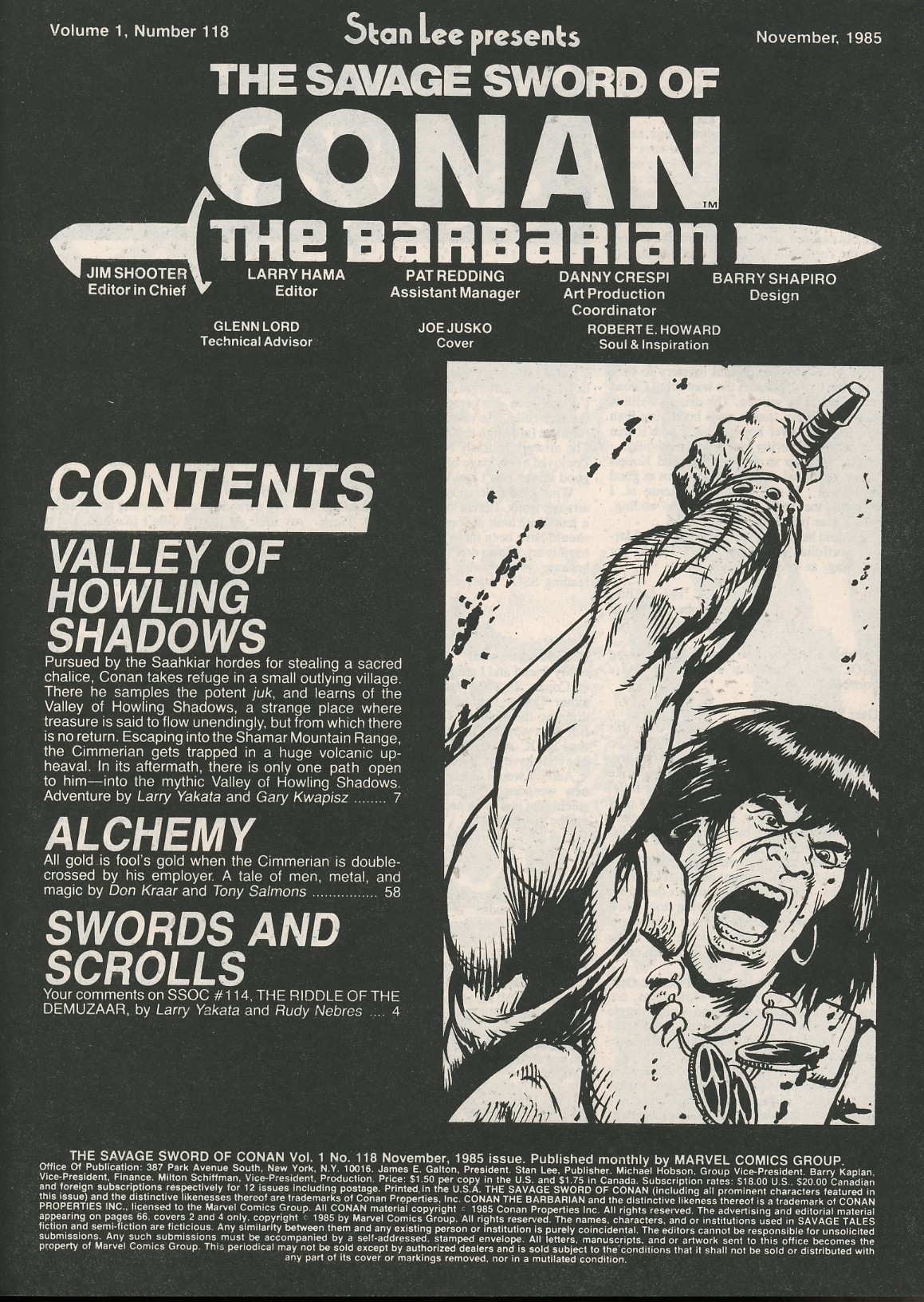 Read online The Savage Sword Of Conan comic -  Issue #118 - 3