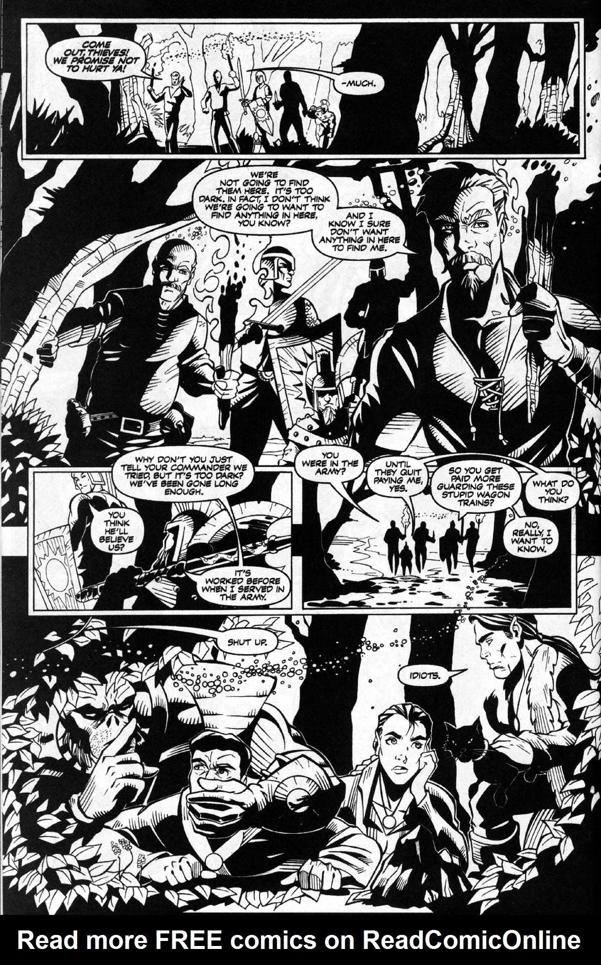 Read online Dungeons & Dragons: Black & White comic -  Issue #2 - 10