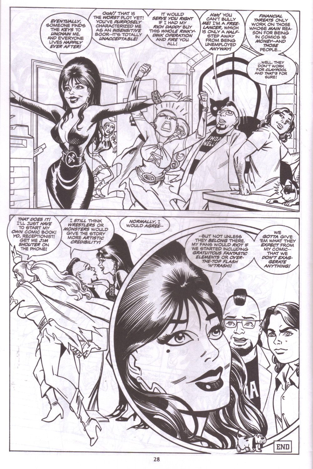Read online Elvira, Mistress of the Dark comic -  Issue #70 - 25