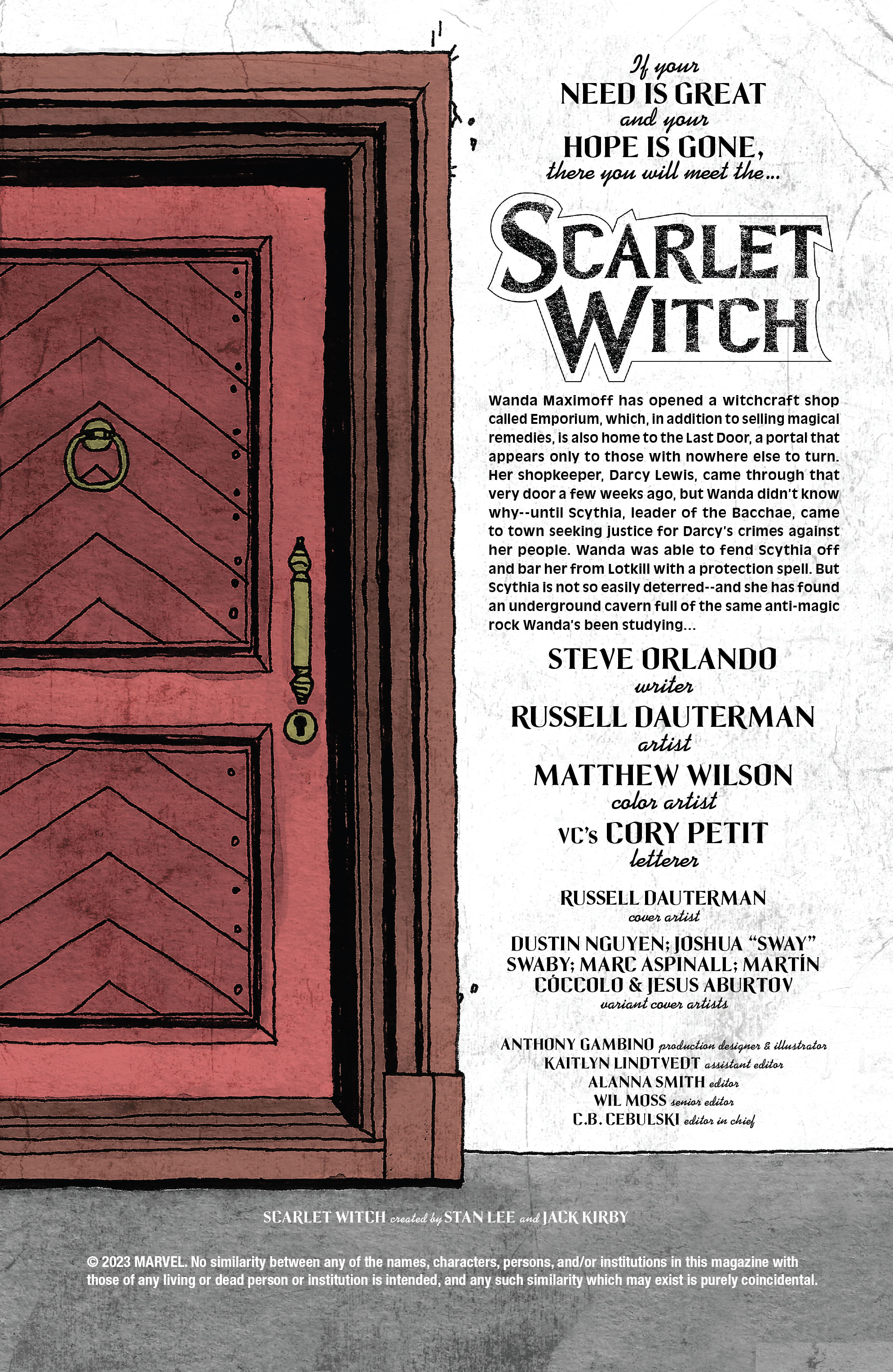Read online Scarlet Witch (2023) comic -  Issue #5 - 2