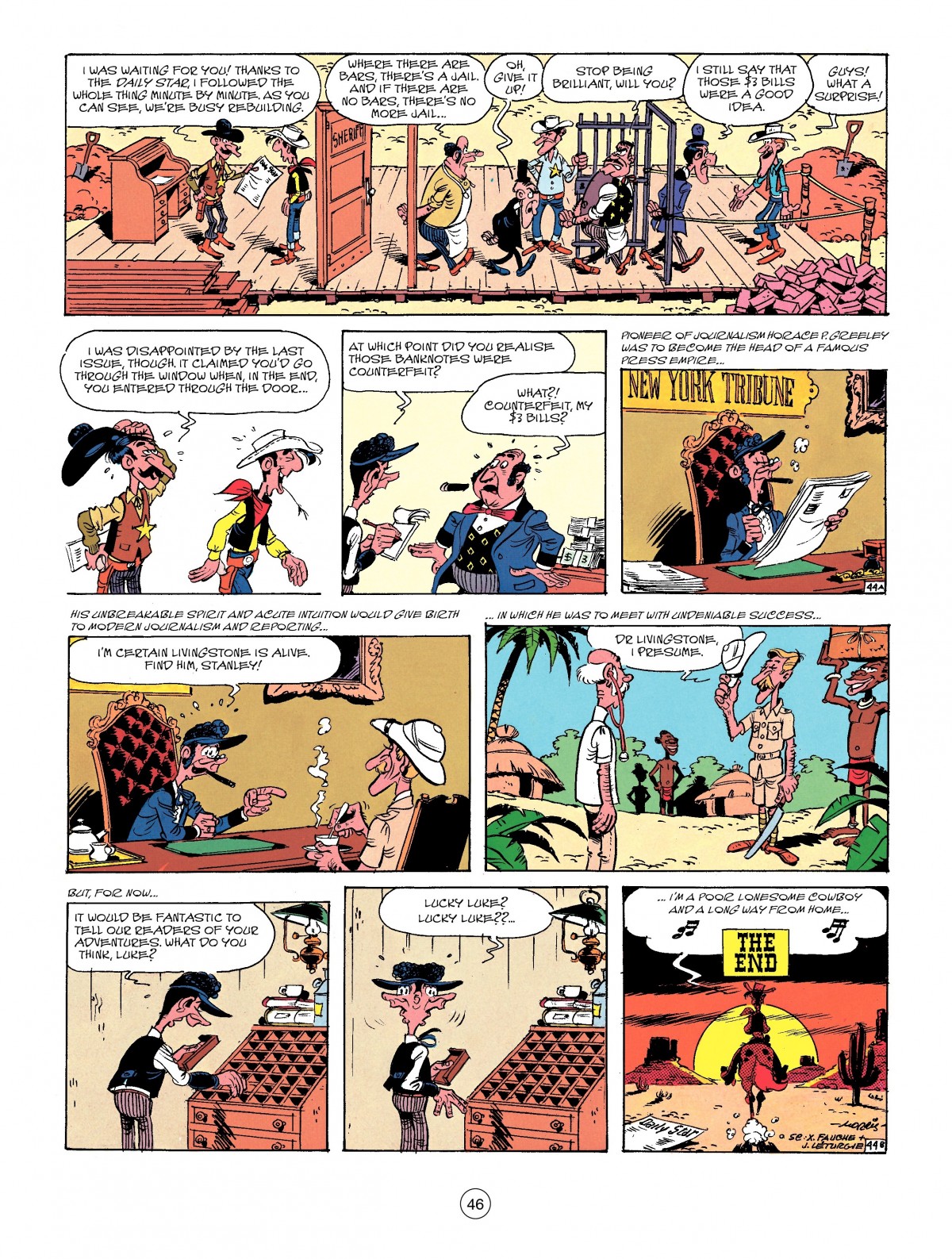 Read online A Lucky Luke Adventure comic -  Issue #41 - 46