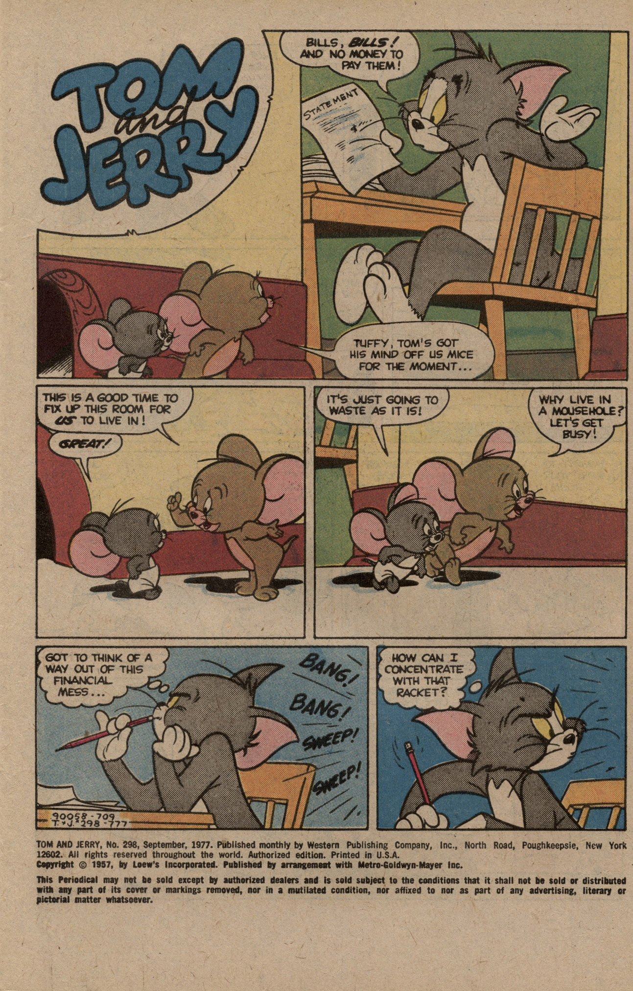 Read online Tom and Jerry comic -  Issue #298 - 3