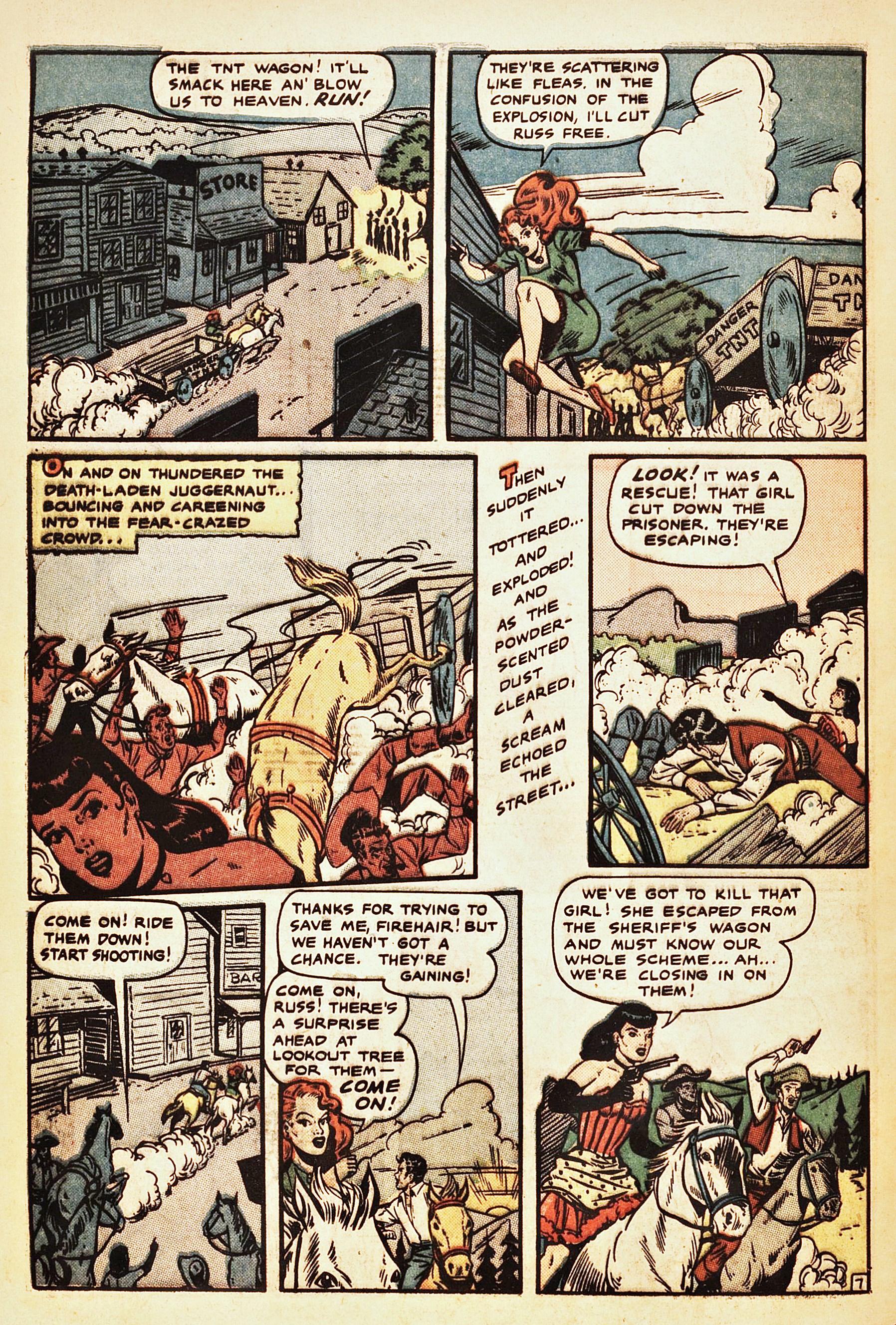 Read online Firehair (1951) comic -  Issue #8 - 32