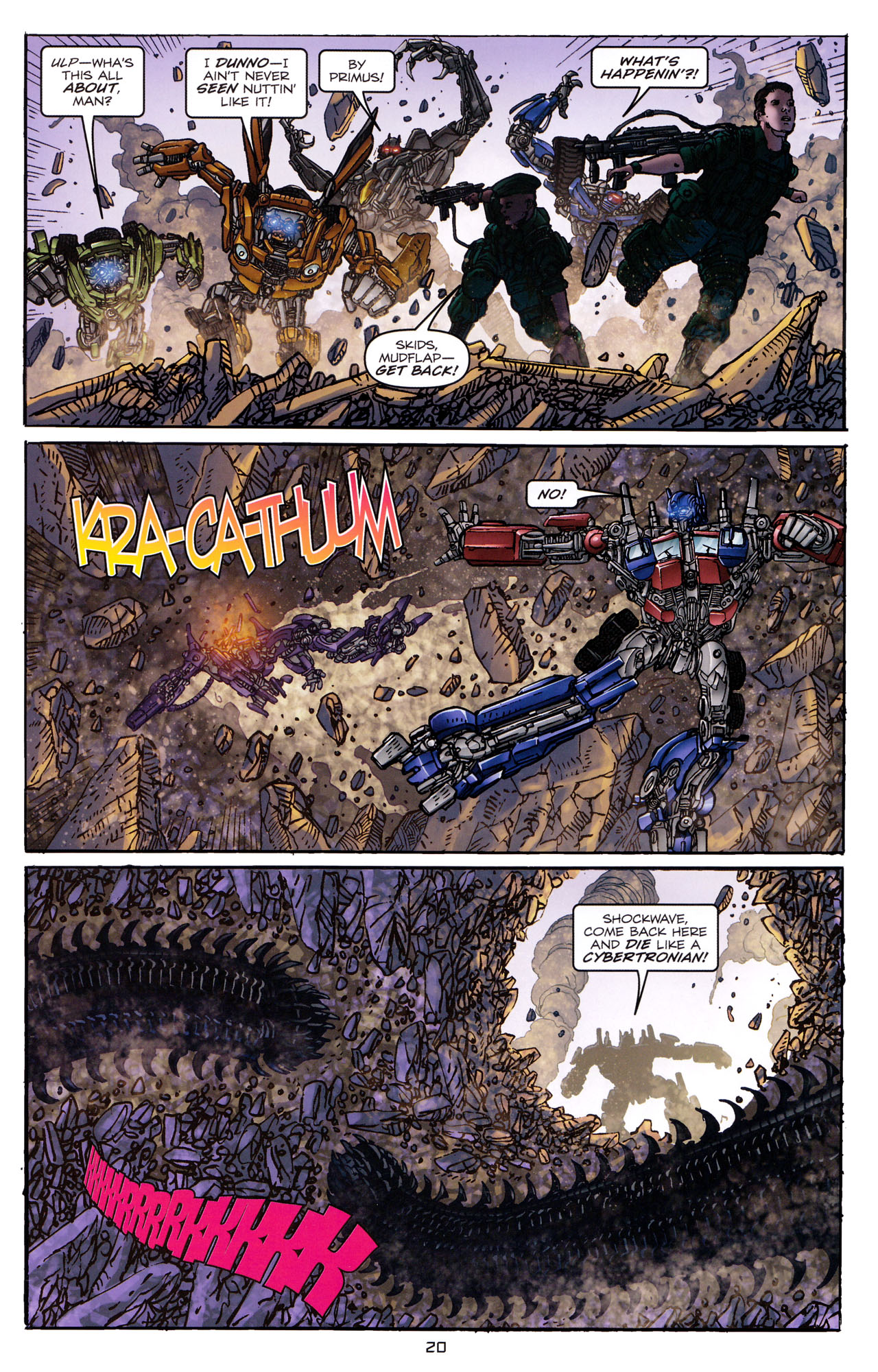 Read online Transformers: Dark of the Moon Rising Storm comic -  Issue #4 - 21