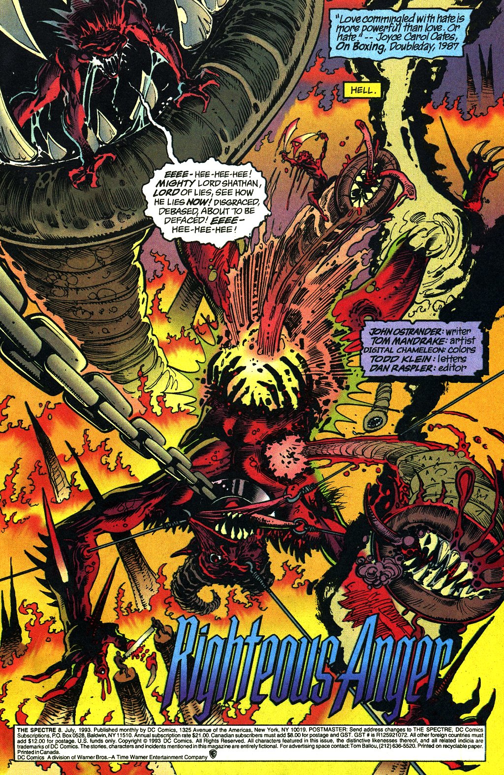 Read online The Spectre (1992) comic -  Issue #8 - 2