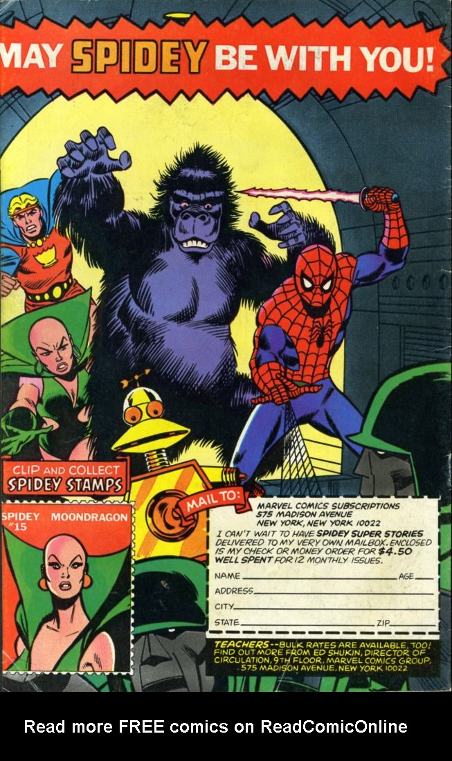 Read online Spidey Super Stories comic -  Issue #31 - 36