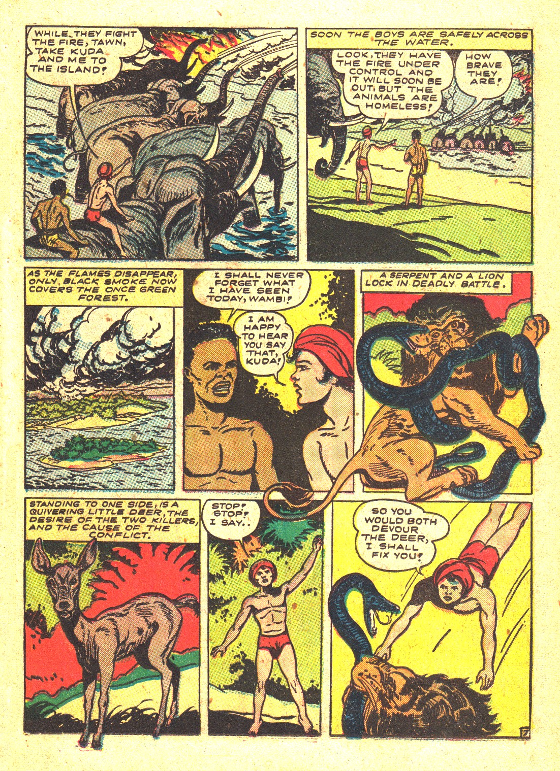 Read online Wambi Jungle Boy comic -  Issue #5 - 19