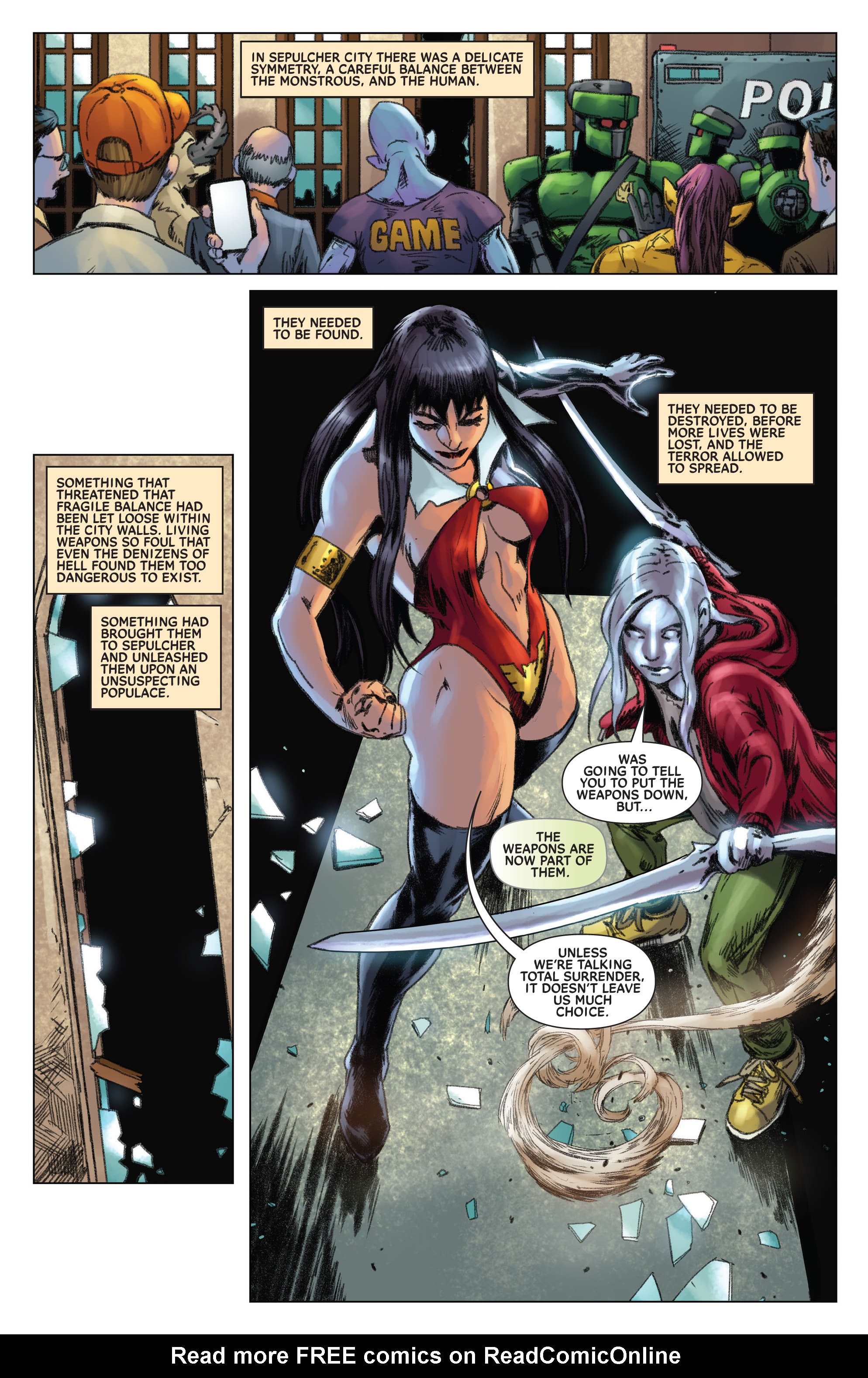 Read online Vampirella Strikes (2022) comic -  Issue #3 - 11