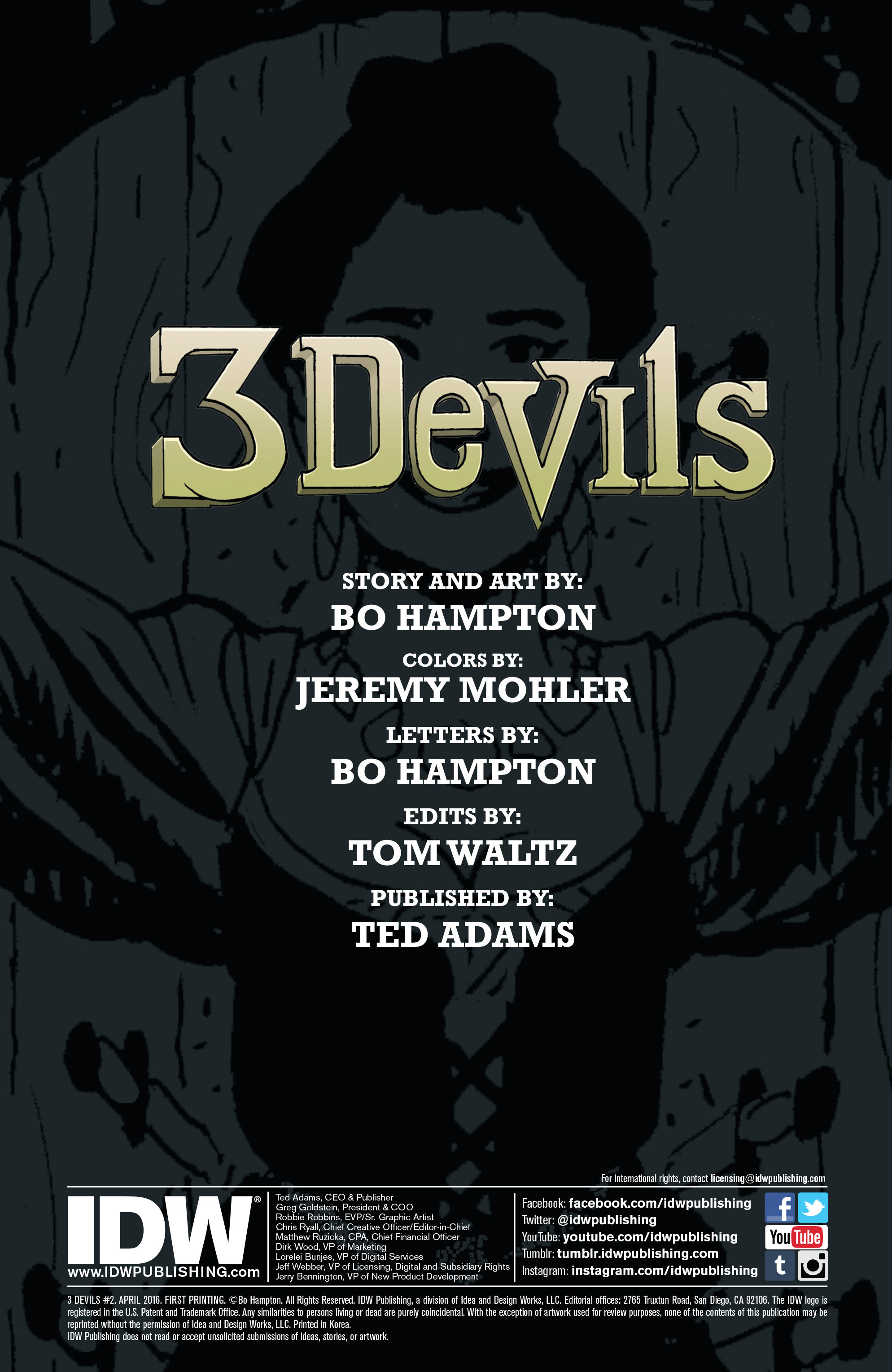 Read online 3 Devils comic -  Issue #2 - 2