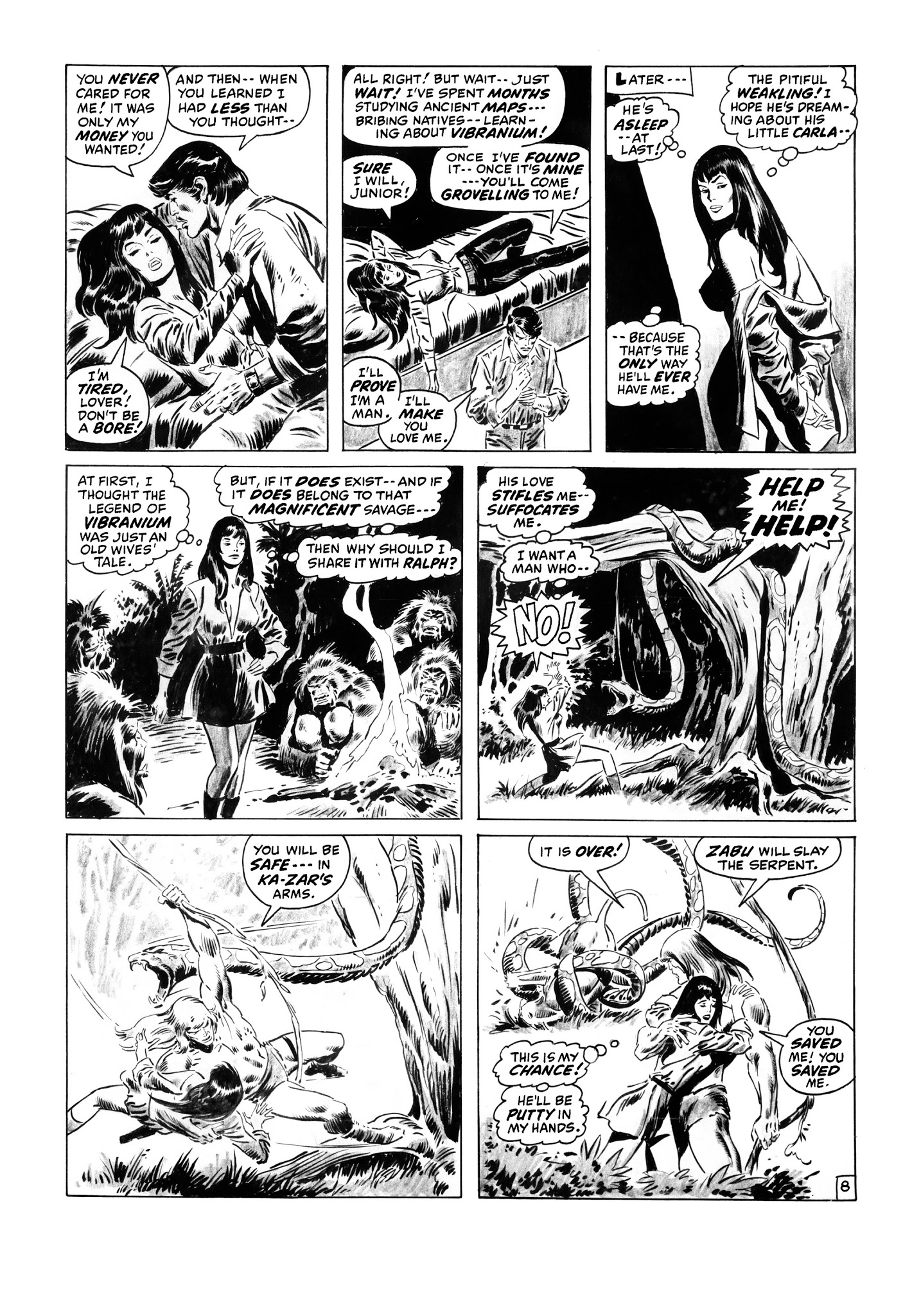 Read online Marvel Masterworks: Ka-Zar comic -  Issue # TPB 1 - 98