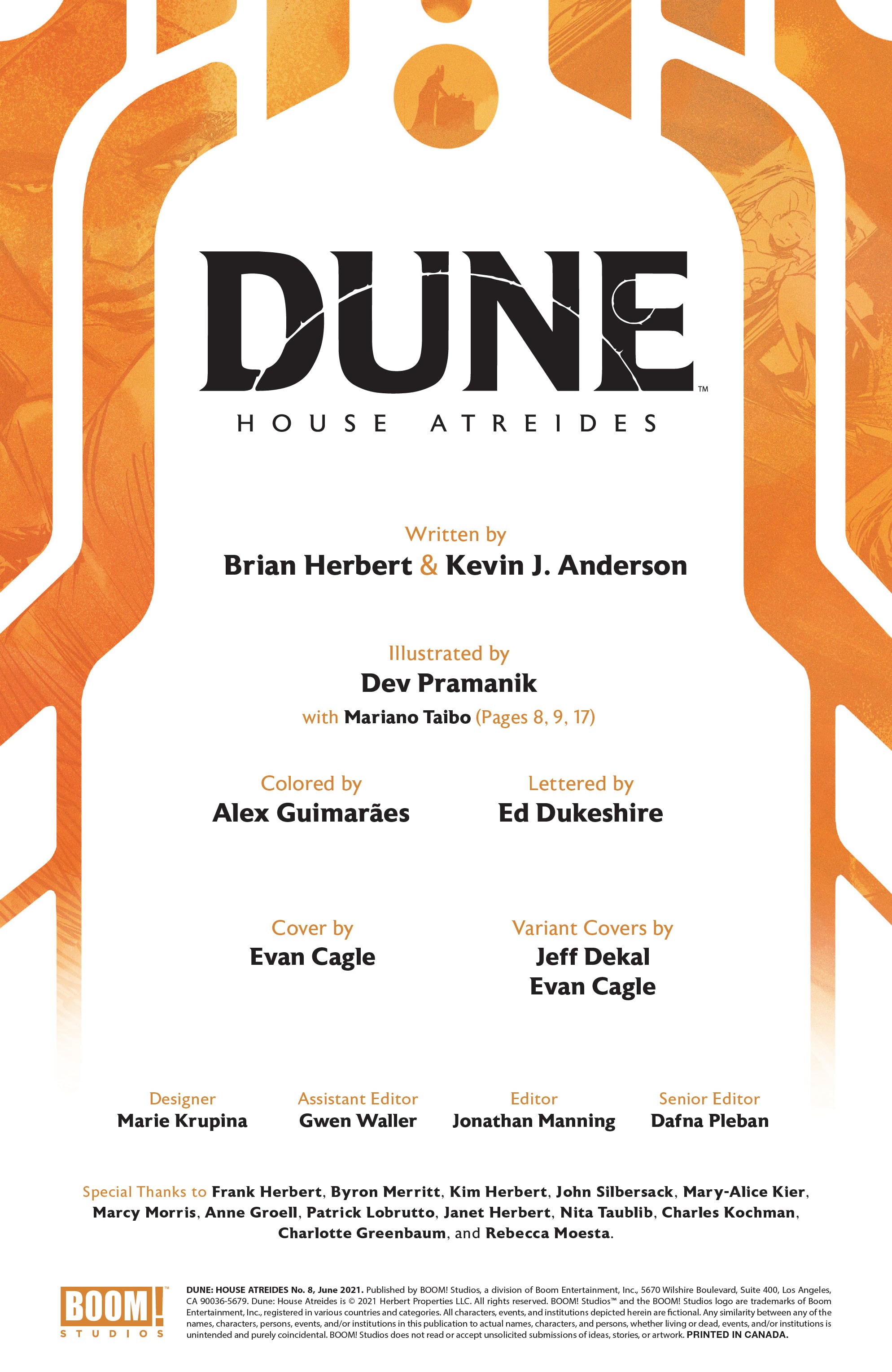 Read online Dune: House Atreides comic -  Issue #8 - 2