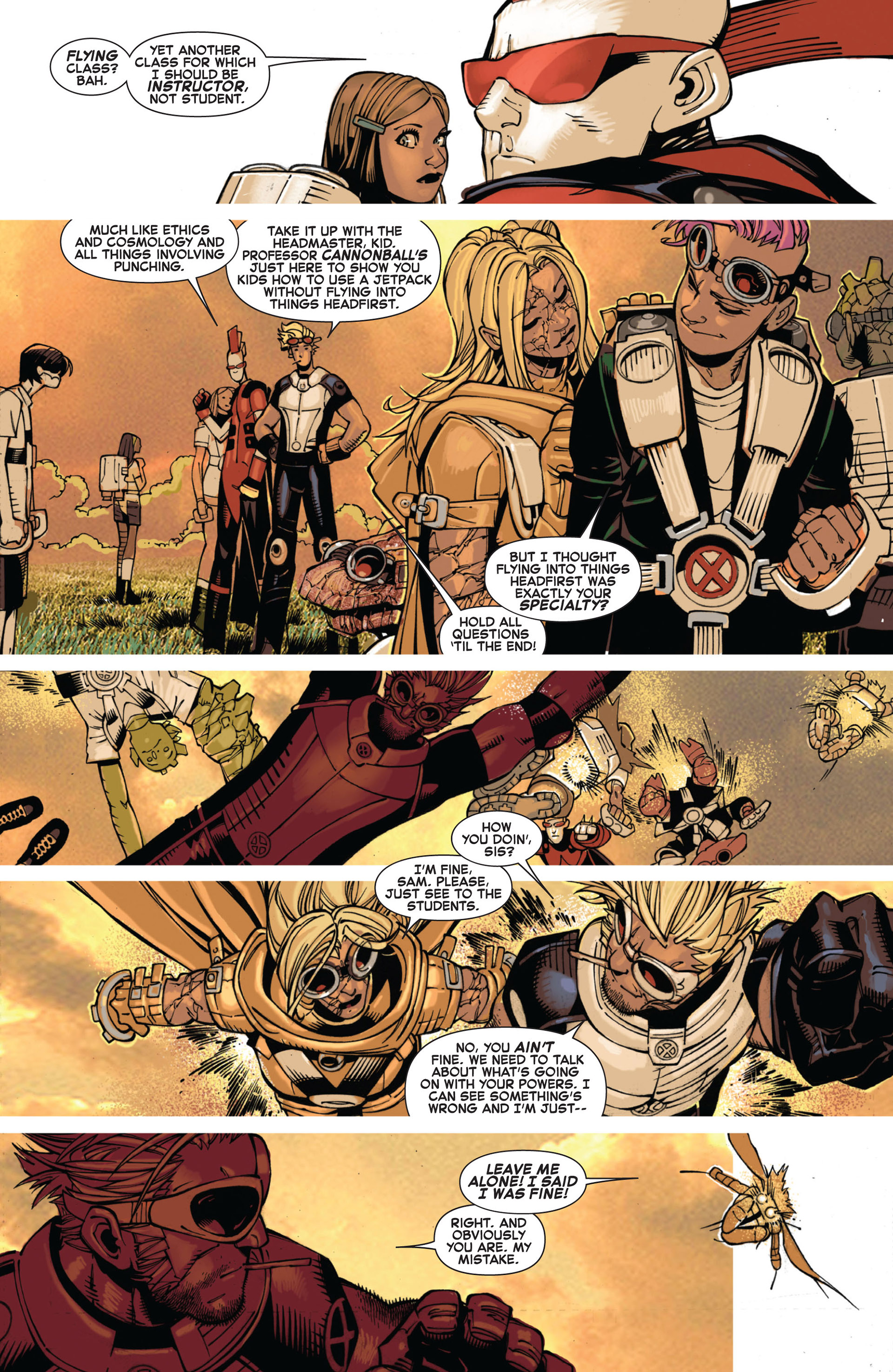 Read online Wolverine & The X-Men comic -  Issue #9 - 10