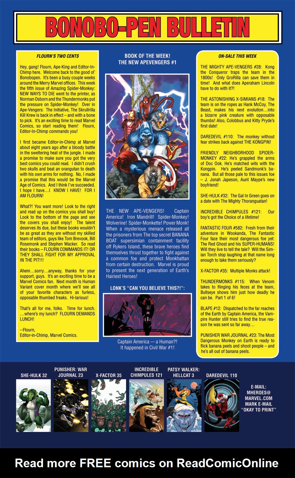 Read online Marvel Apes comic -  Issue #2 - 25