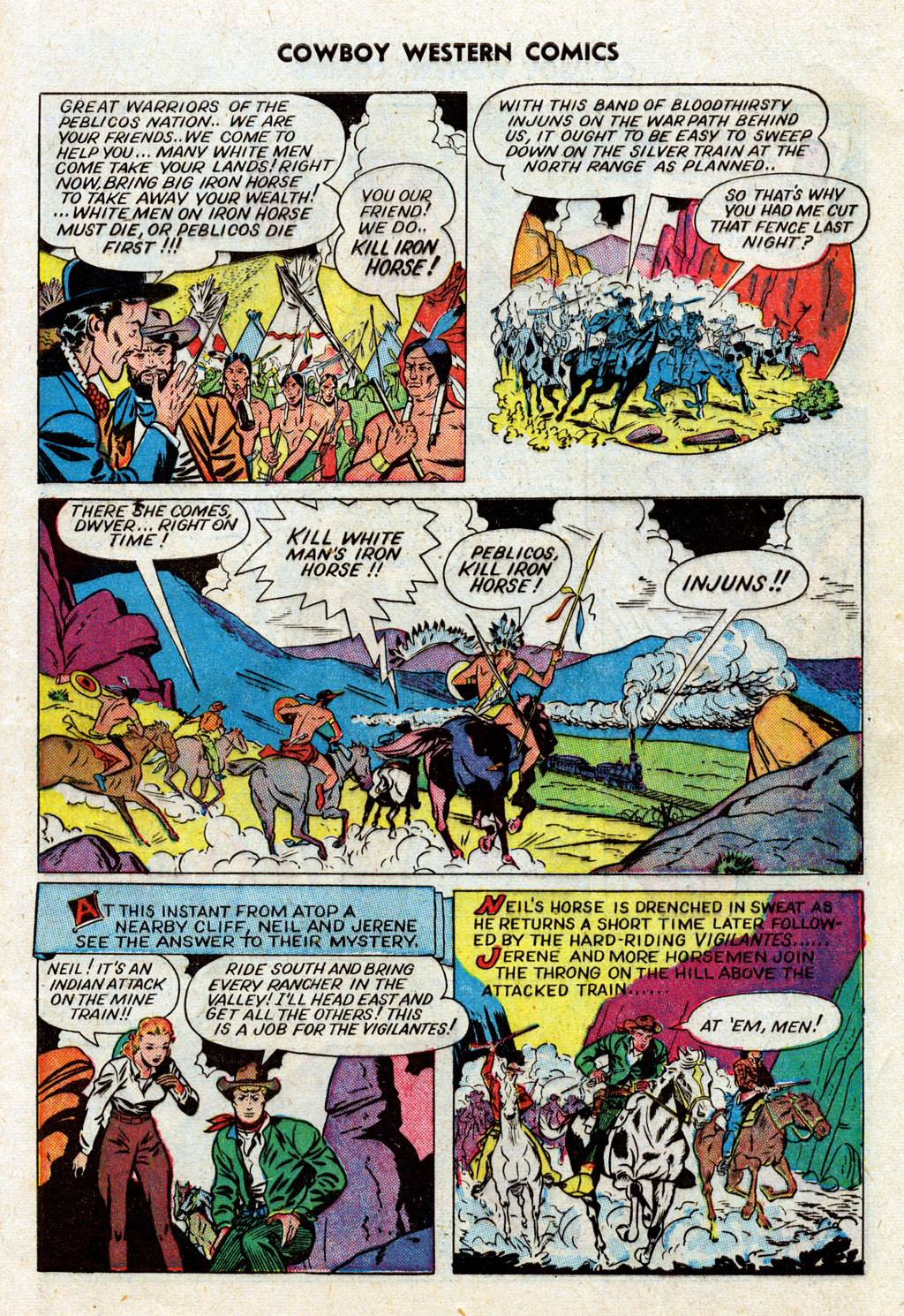 Read online Cowboy Western Comics (1948) comic -  Issue #26 - 33