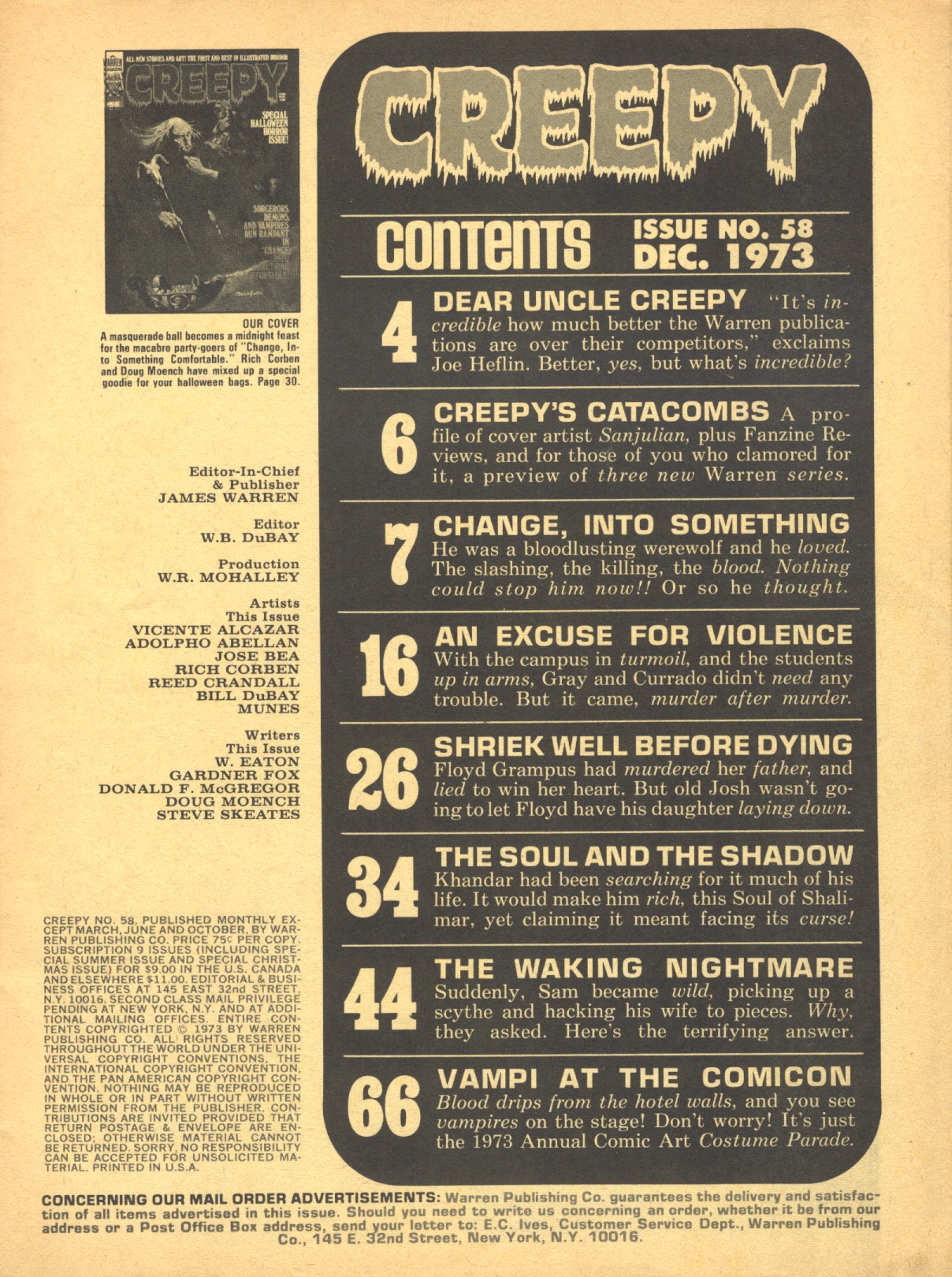 Creepy (1964) Issue #58 #58 - English 3