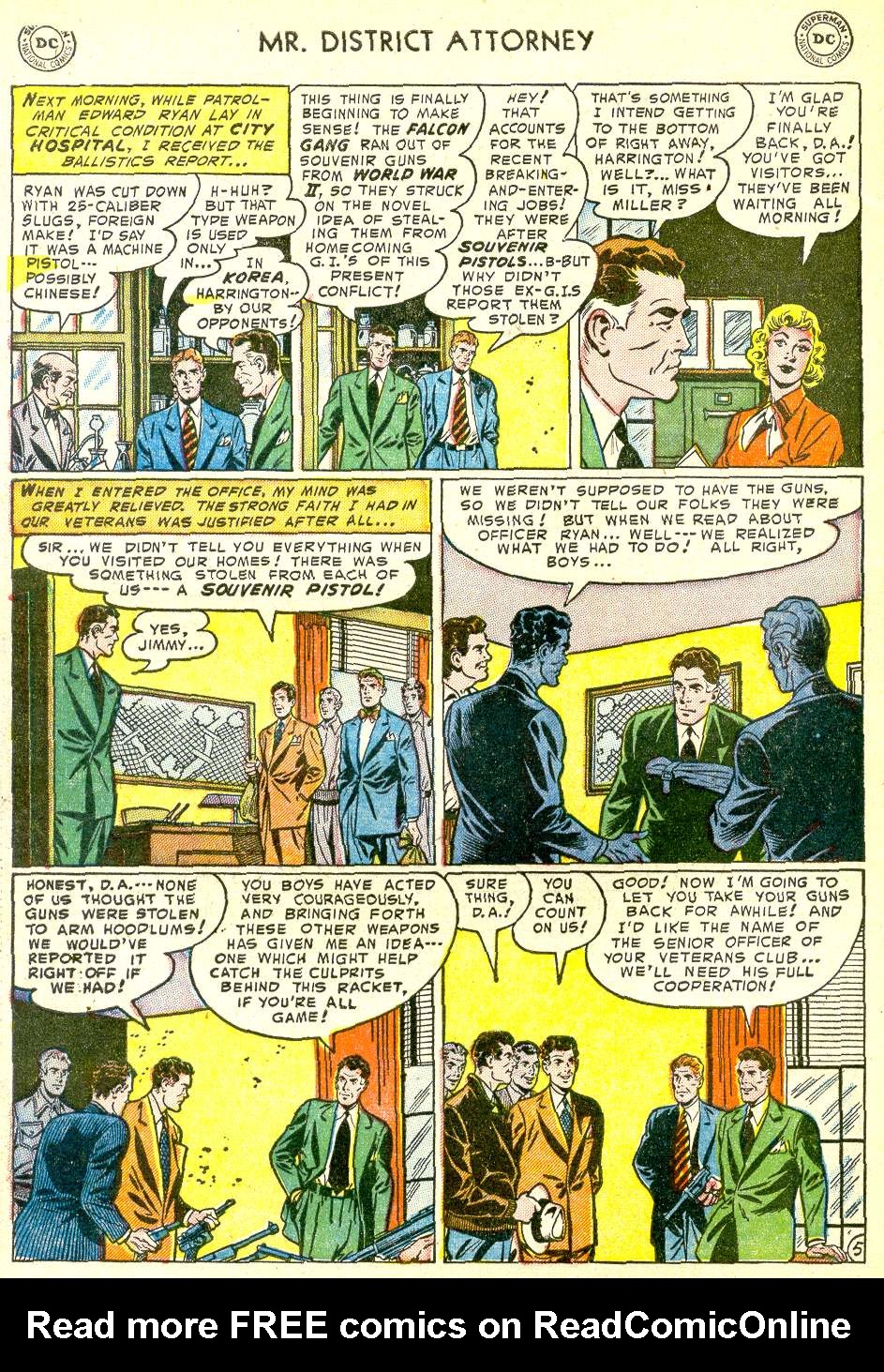 Read online Mr. District Attorney comic -  Issue #35 - 32