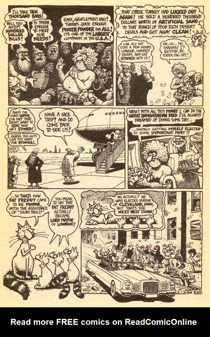 Read online Adventures of Fat Freddy's Cat comic -  Issue #5 - 11