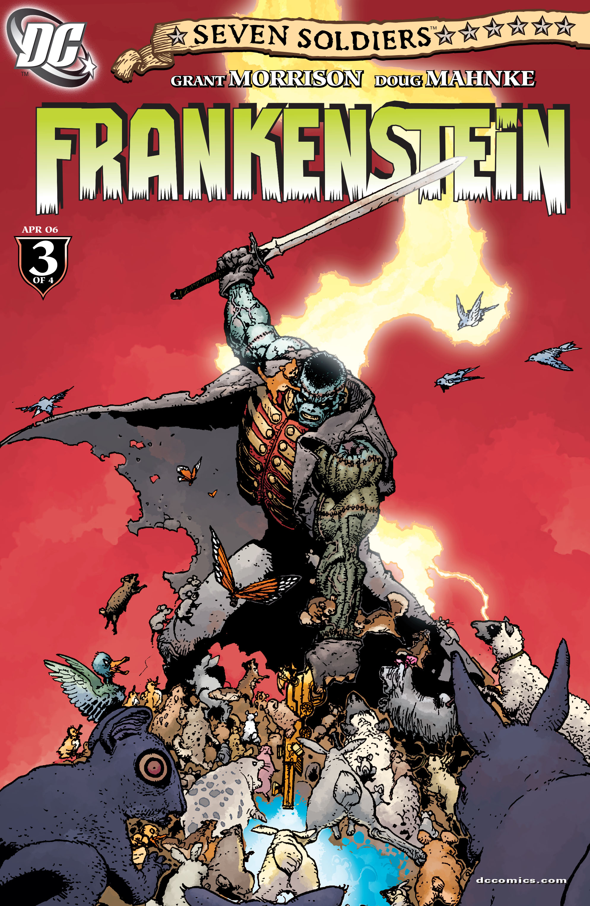 Read online Seven Soldiers: Frankenstein comic -  Issue #3 - 1