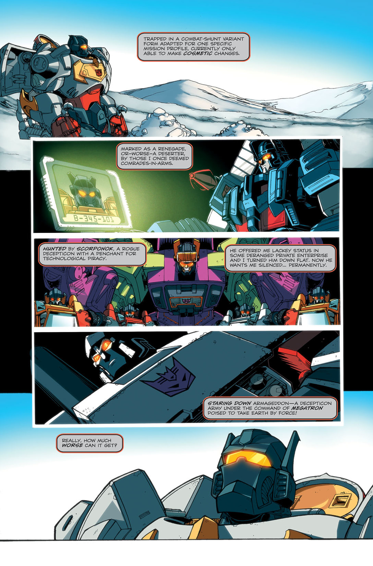 Read online The Transformers: Maximum Dinobots comic -  Issue #1 - 8