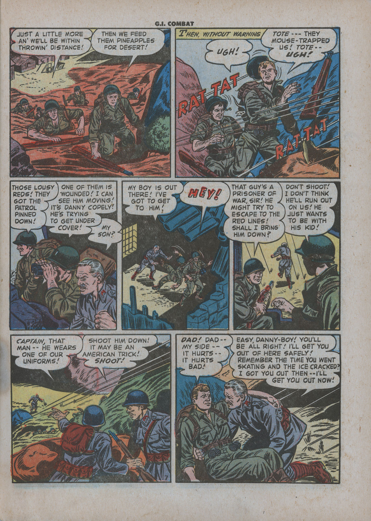 Read online G.I. Combat (1952) comic -  Issue #5 - 9