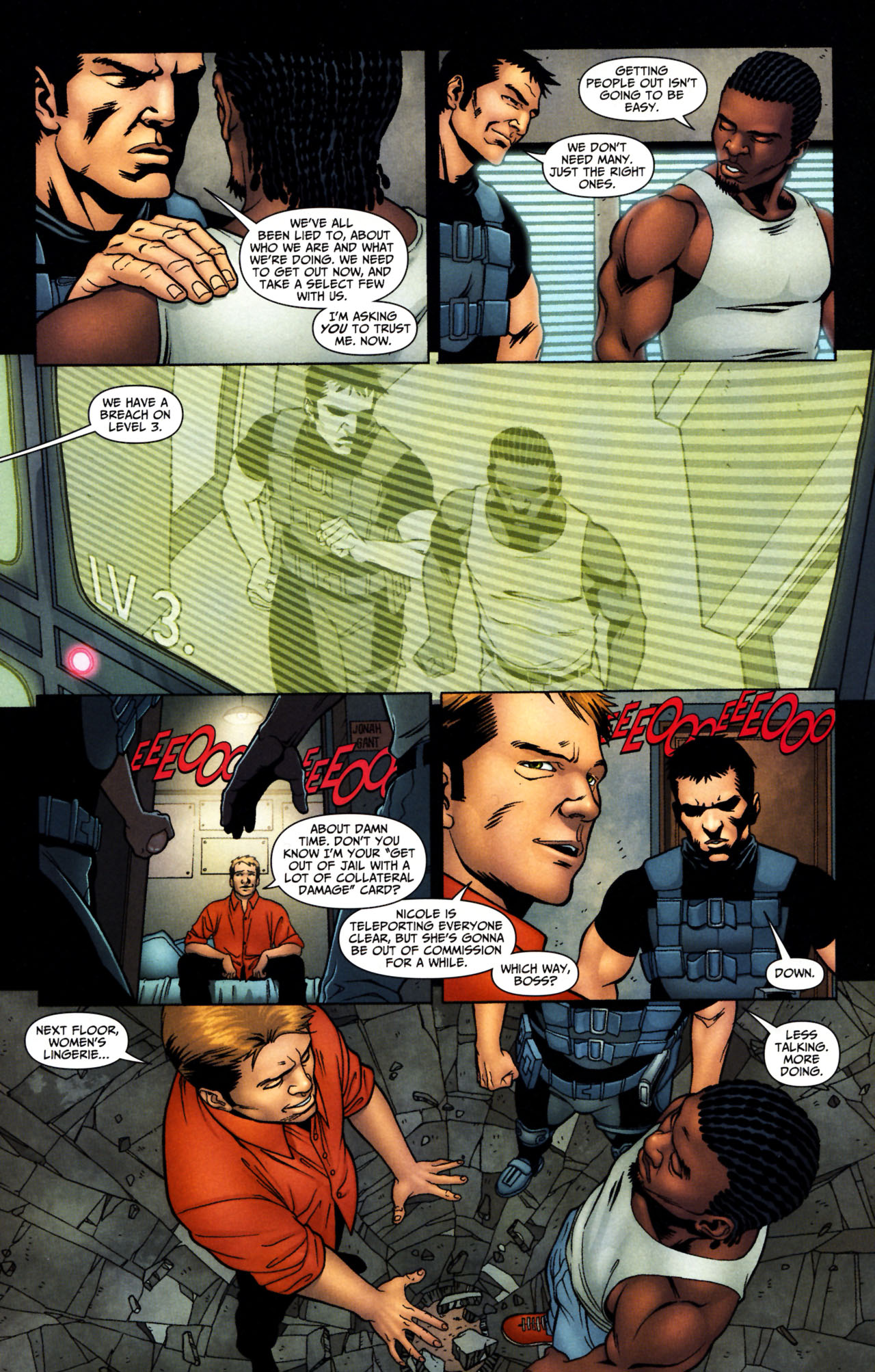 Read online Push comic -  Issue #4 - 5