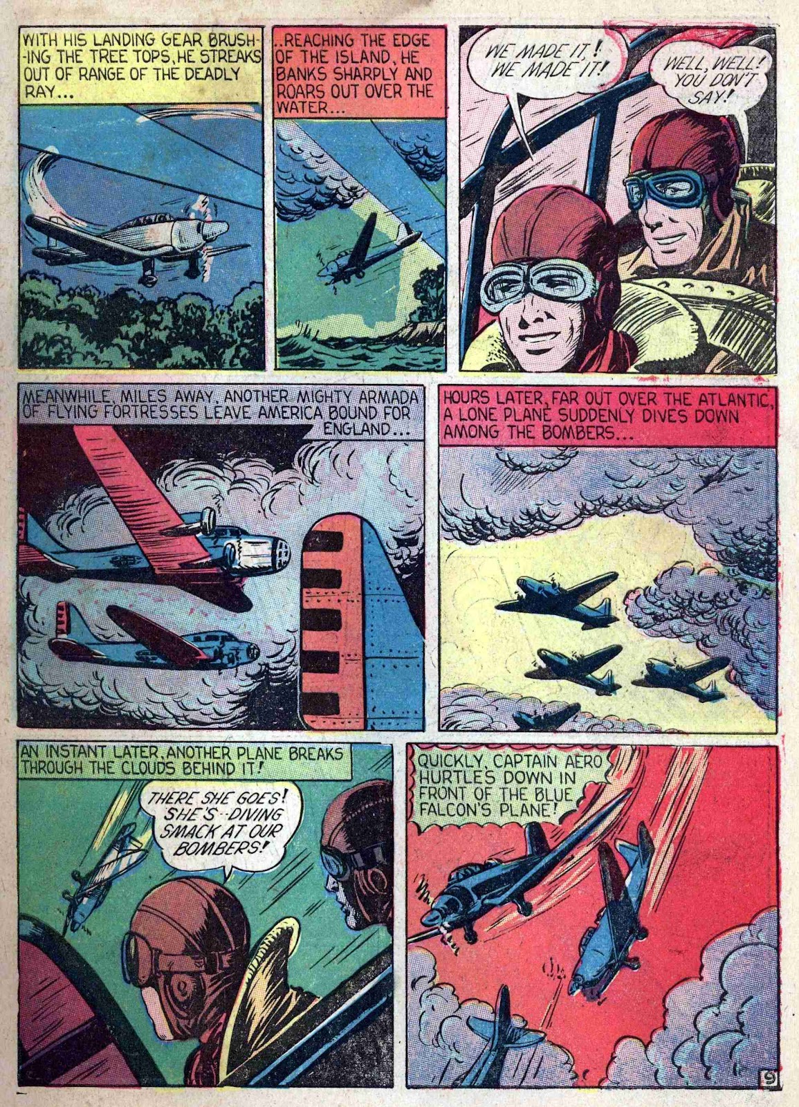 Captain Aero Comics issue 2 - Page 11