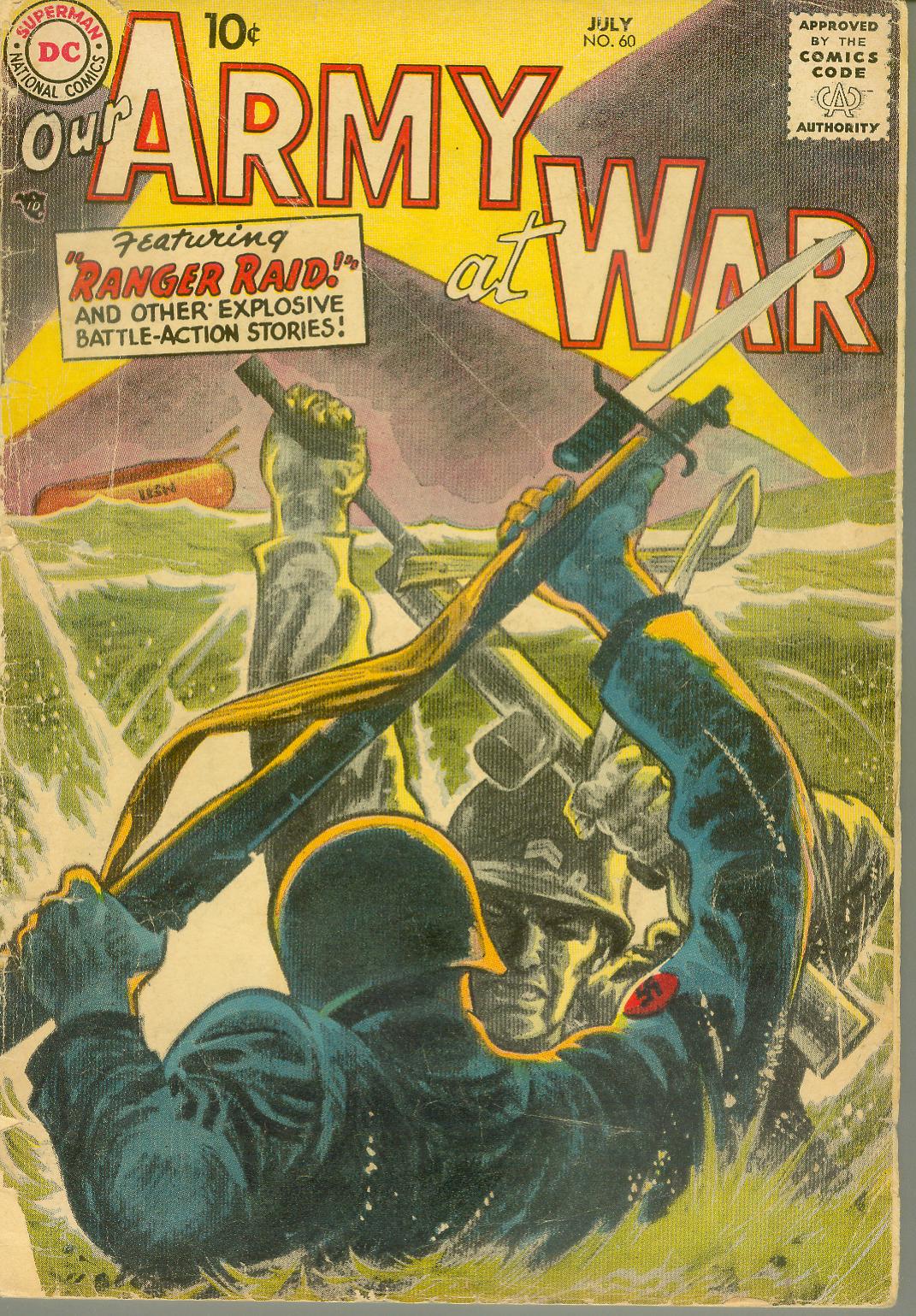 Read online Our Army at War (1952) comic -  Issue #60 - 1