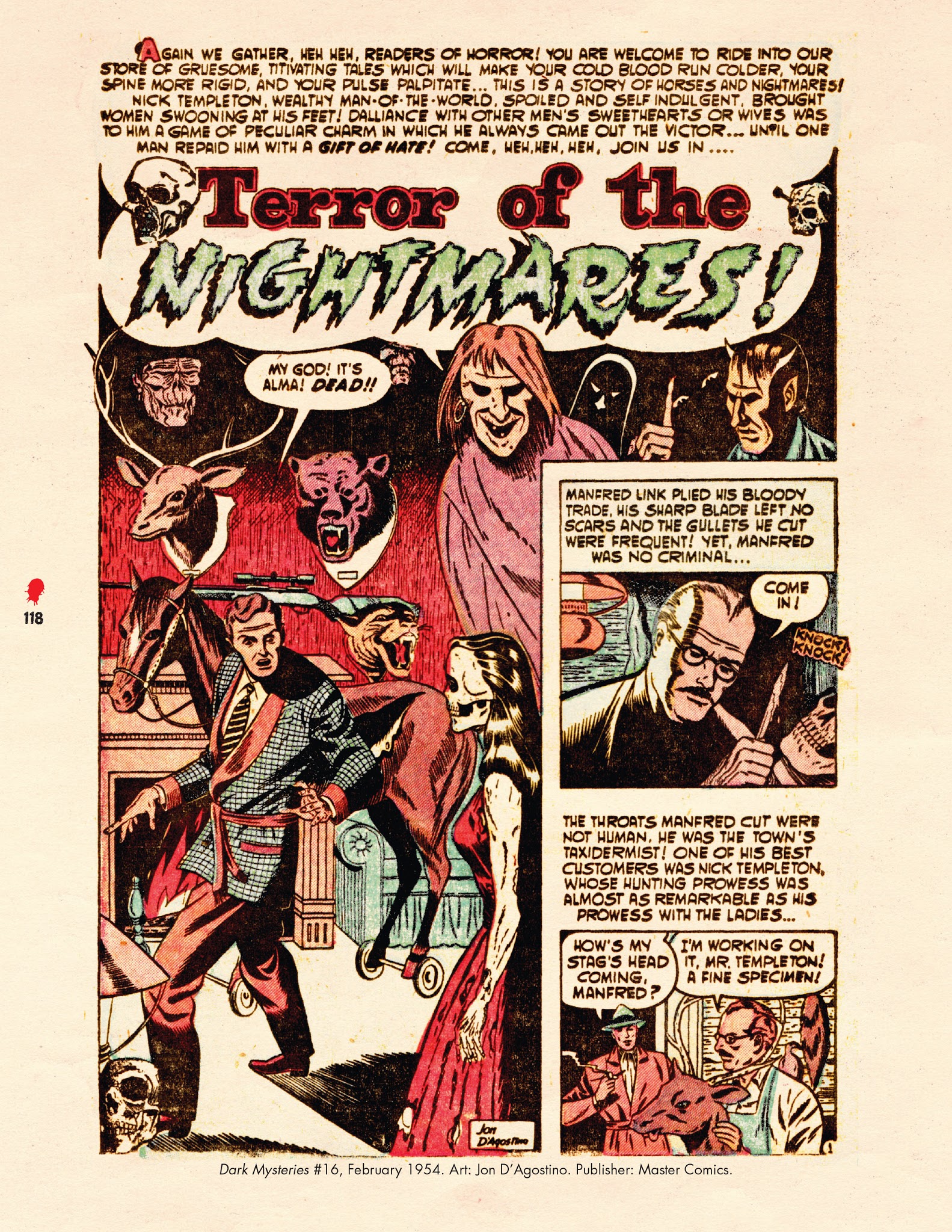 Read online Chilling Archives of Horror Comics comic -  Issue # TPB 21 - 119