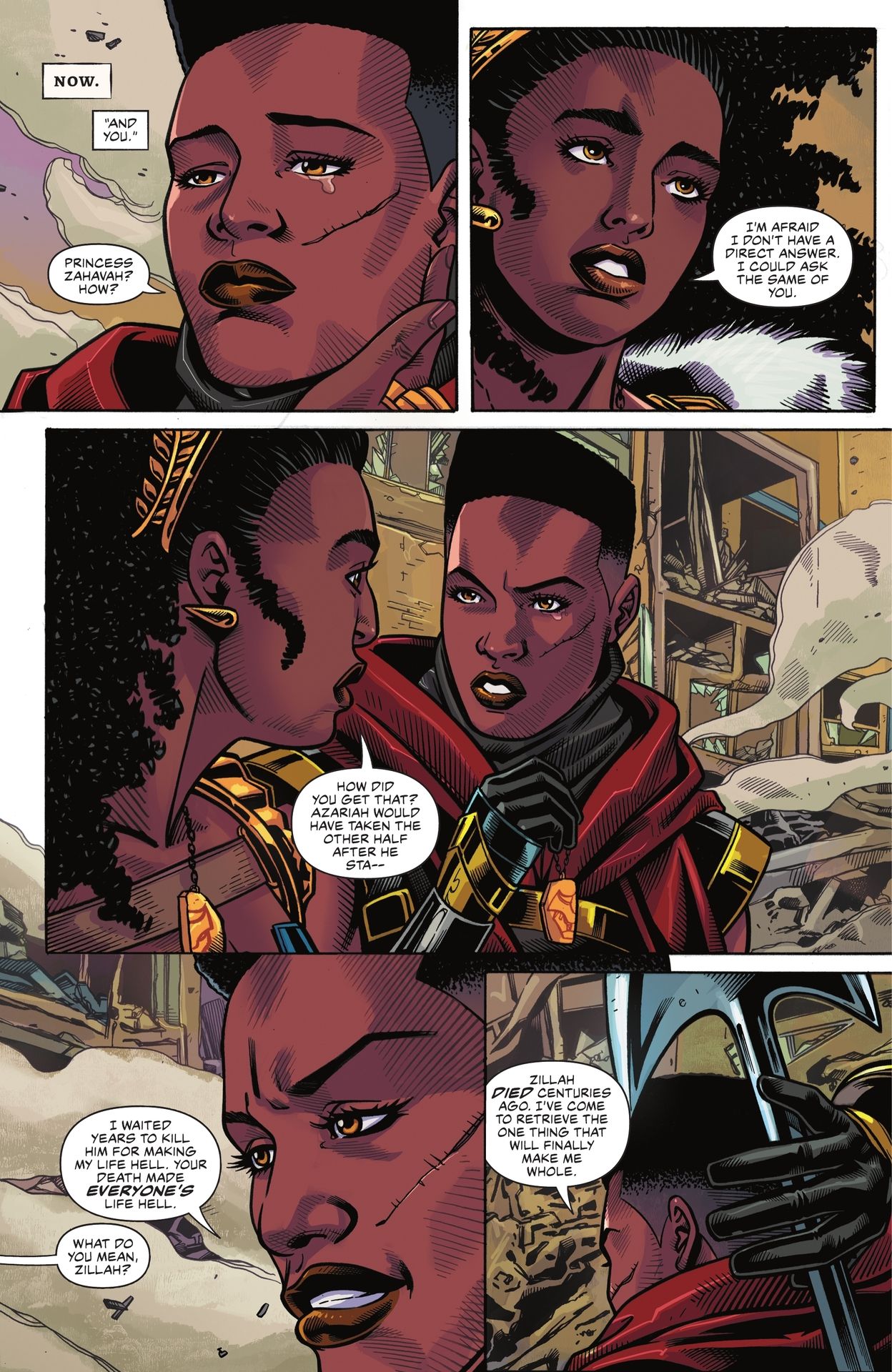 Read online Nubia: Queen of the Amazons comic -  Issue #3 - 8