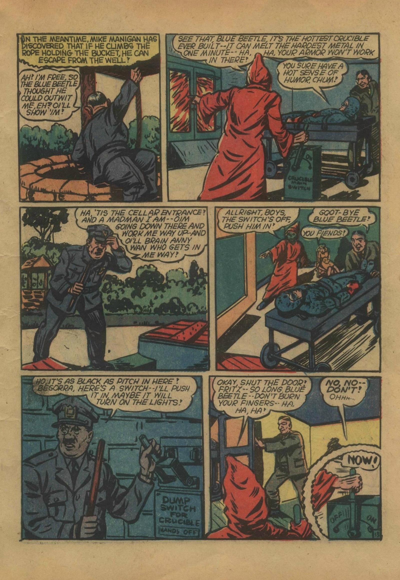 Read online The Blue Beetle comic -  Issue #14 - 15