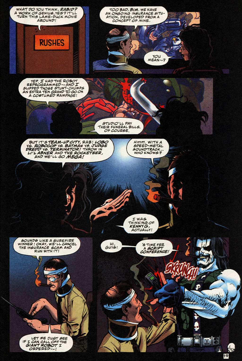 Read online Lobo Goes to Hollywood comic -  Issue # Full - 20