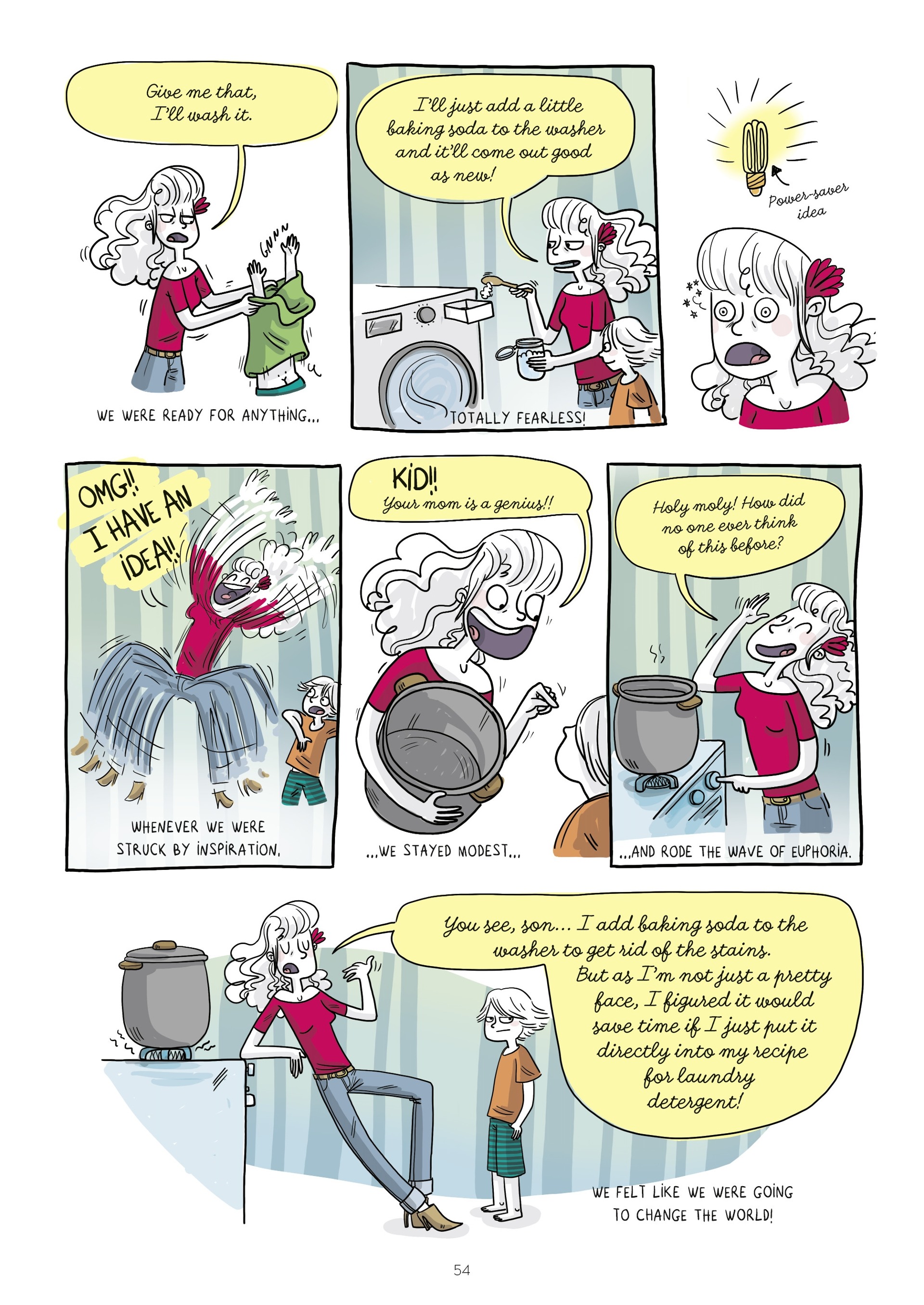 Read online The Diary of the (Nearly) Zero-Waste Family comic -  Issue # TPB - 54