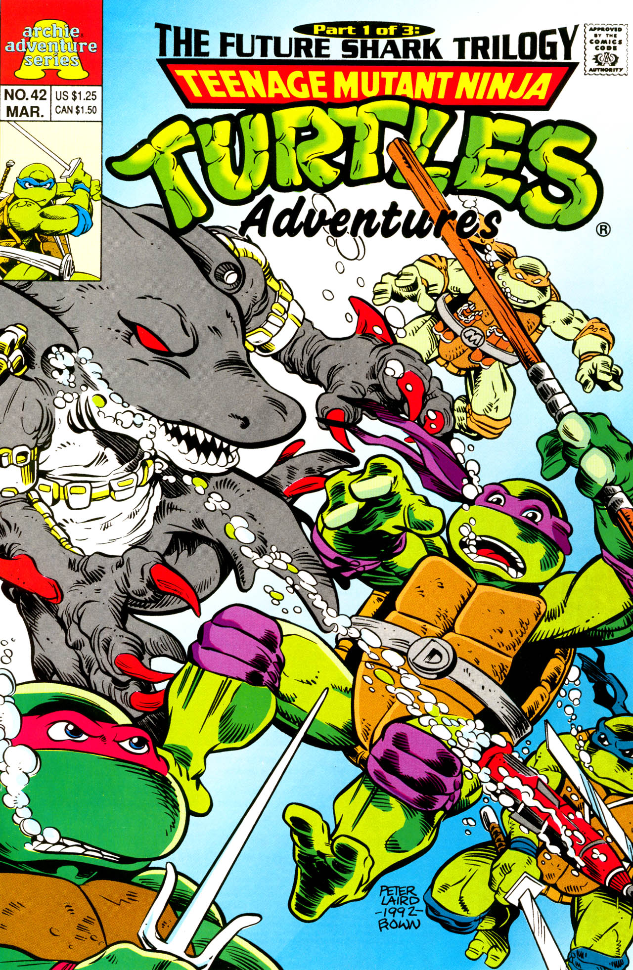 Read online Teenage Mutant Ninja Turtles Adventures (1989) comic -  Issue #42 - 1