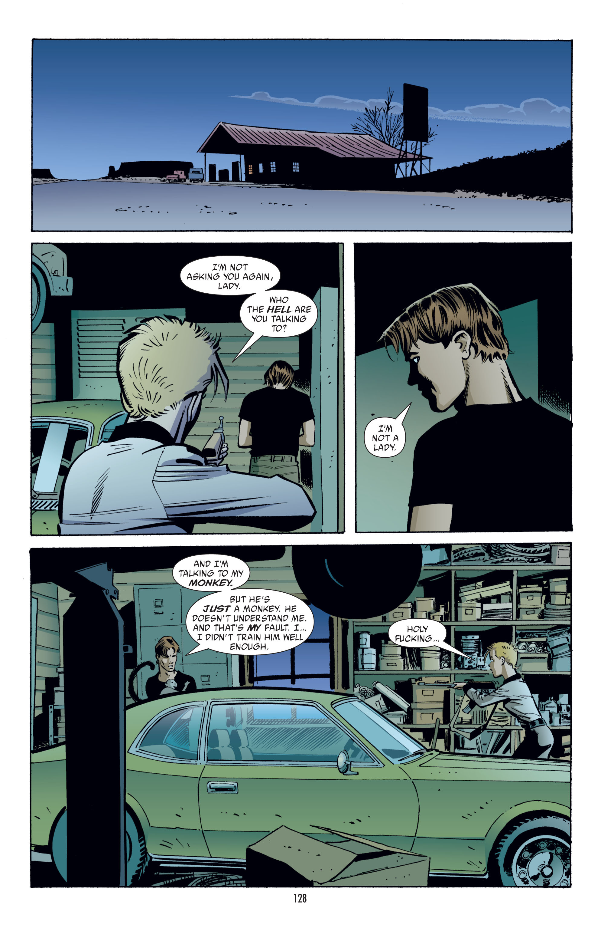 Read online Y: The Last Man (2002) comic -  Issue # _TPB 4 - 128