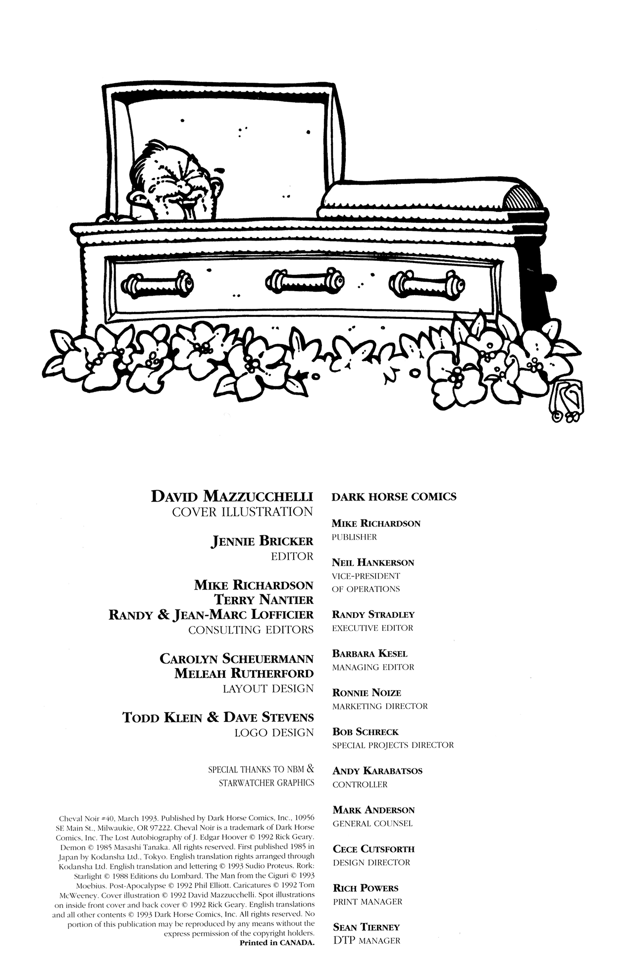 Read online Cheval Noir comic -  Issue #40 - 2