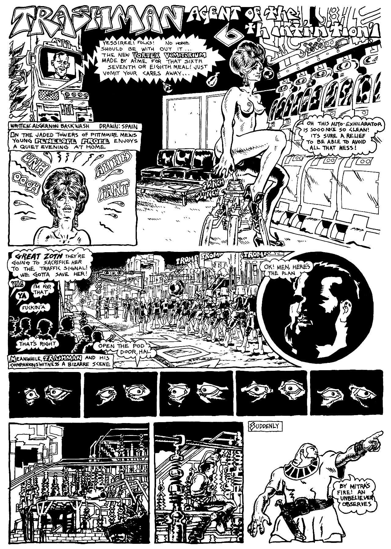 Read online Trashman Lives! comic -  Issue # TPB - 16